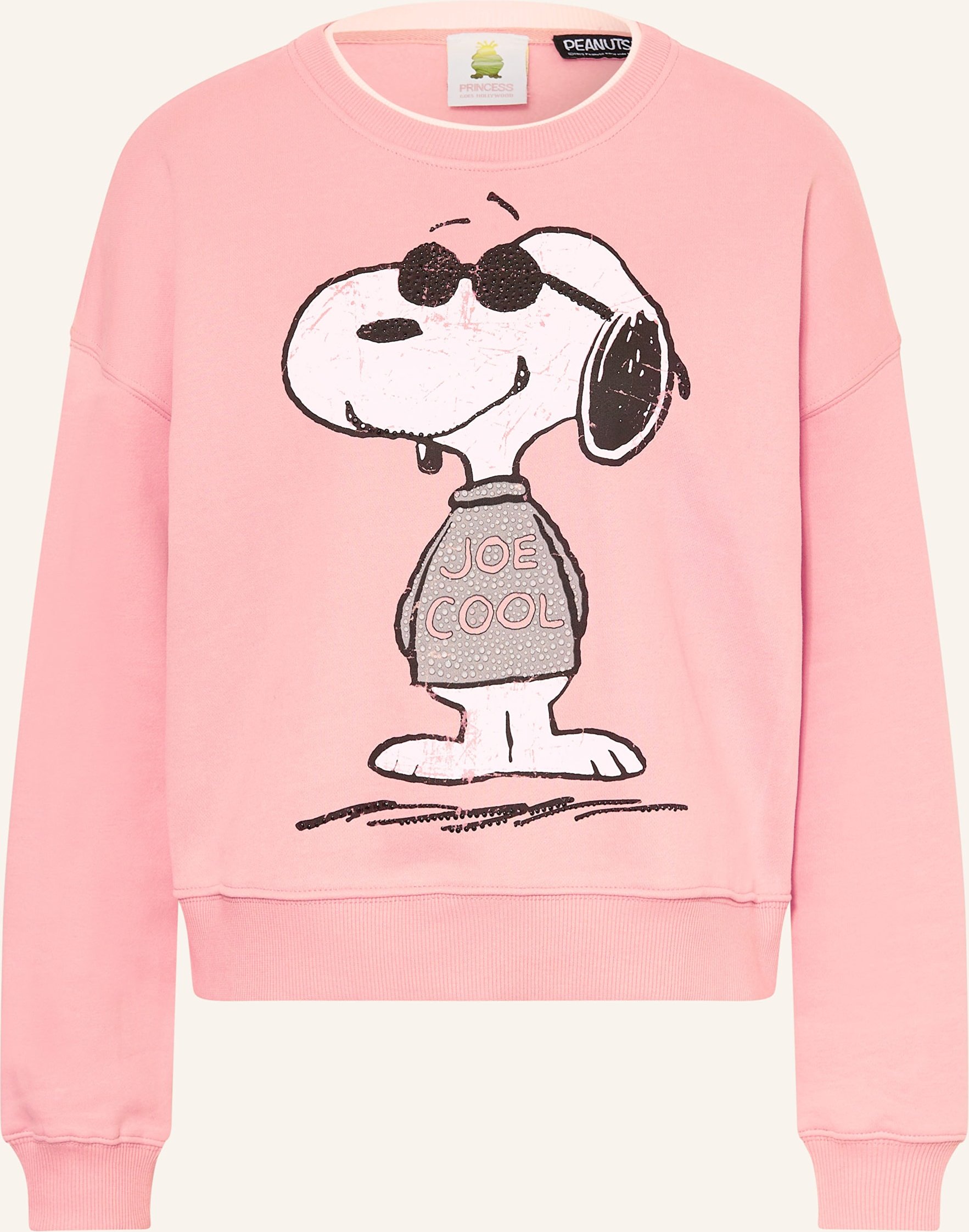 Princess Goes Hollywood Sweatshirt Mit Schmucksteinen rosa