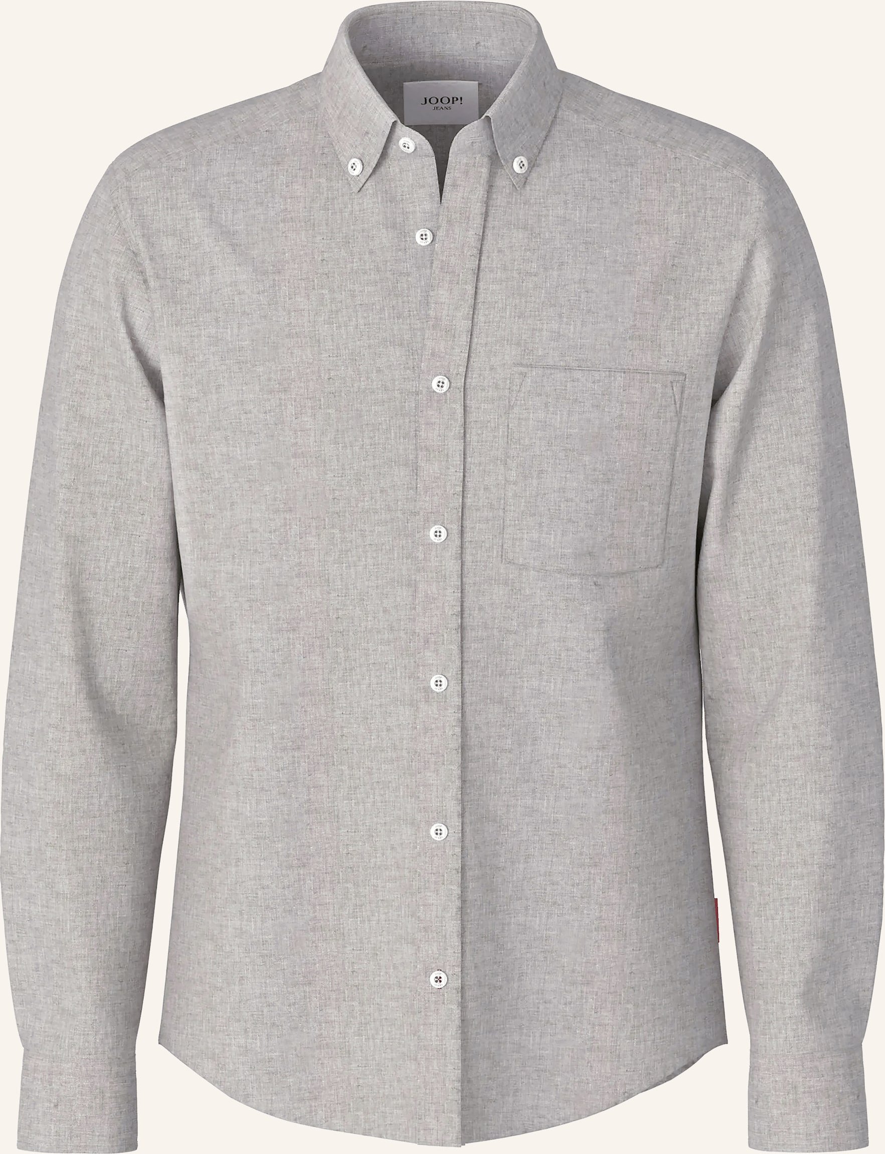 Joop! Jeans Hemd Hali Regular Fit Mit Leinen gruen