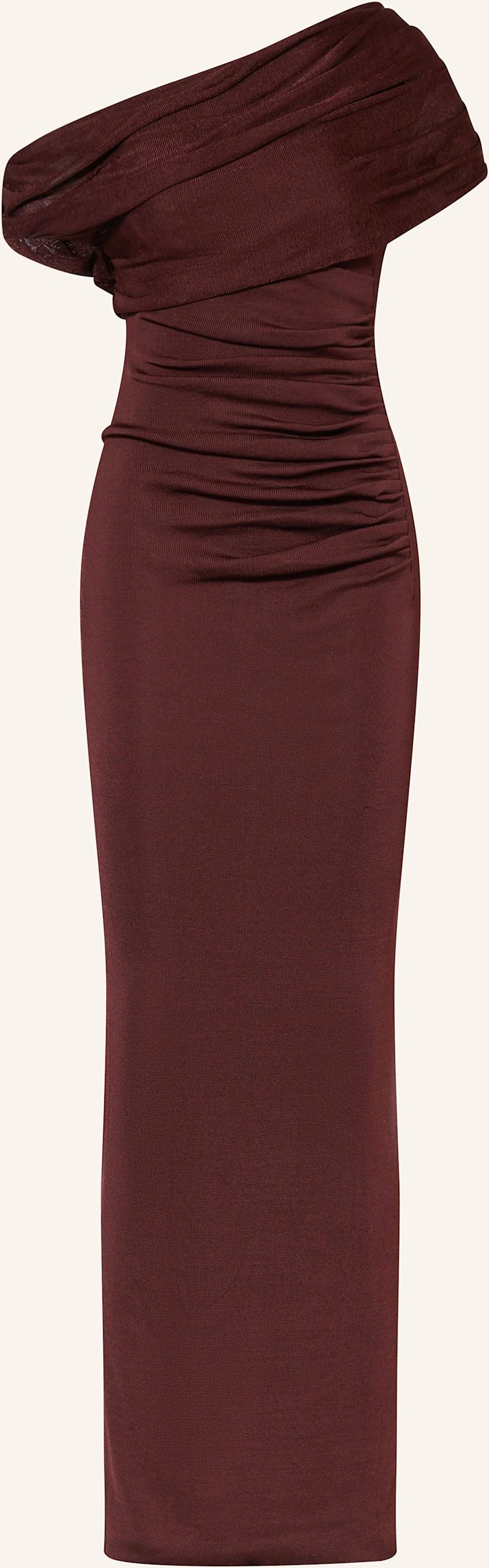 Self-Portrait Strickkleid braun