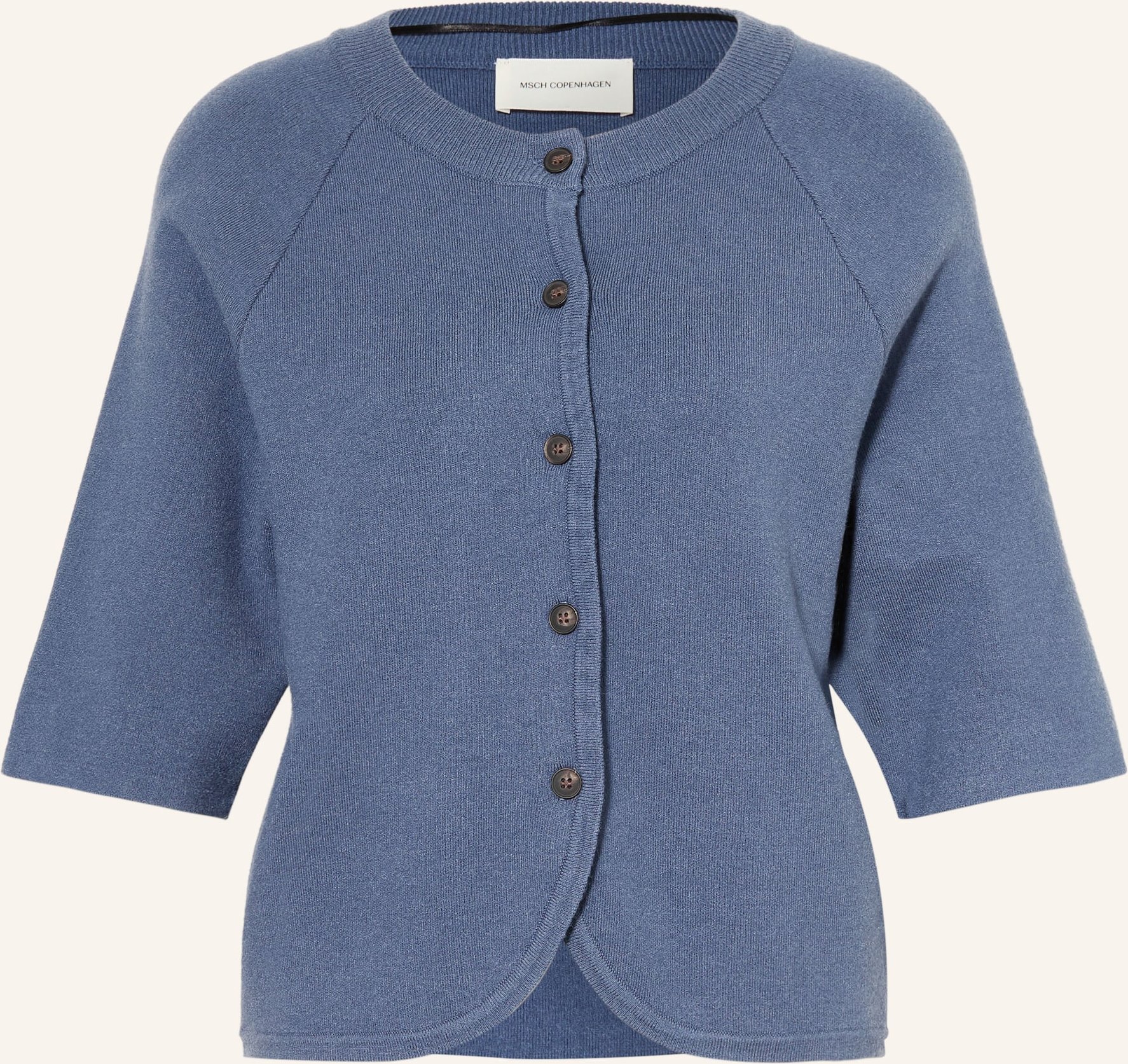 Msch Copenhagen Strickjacke Mschaubree East Mit 3/4-Arm blau