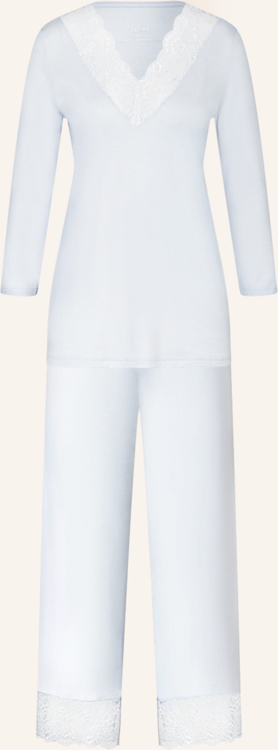 Thumbnail - Calida 7/8-Schlafanzug Elegant Dreams blau