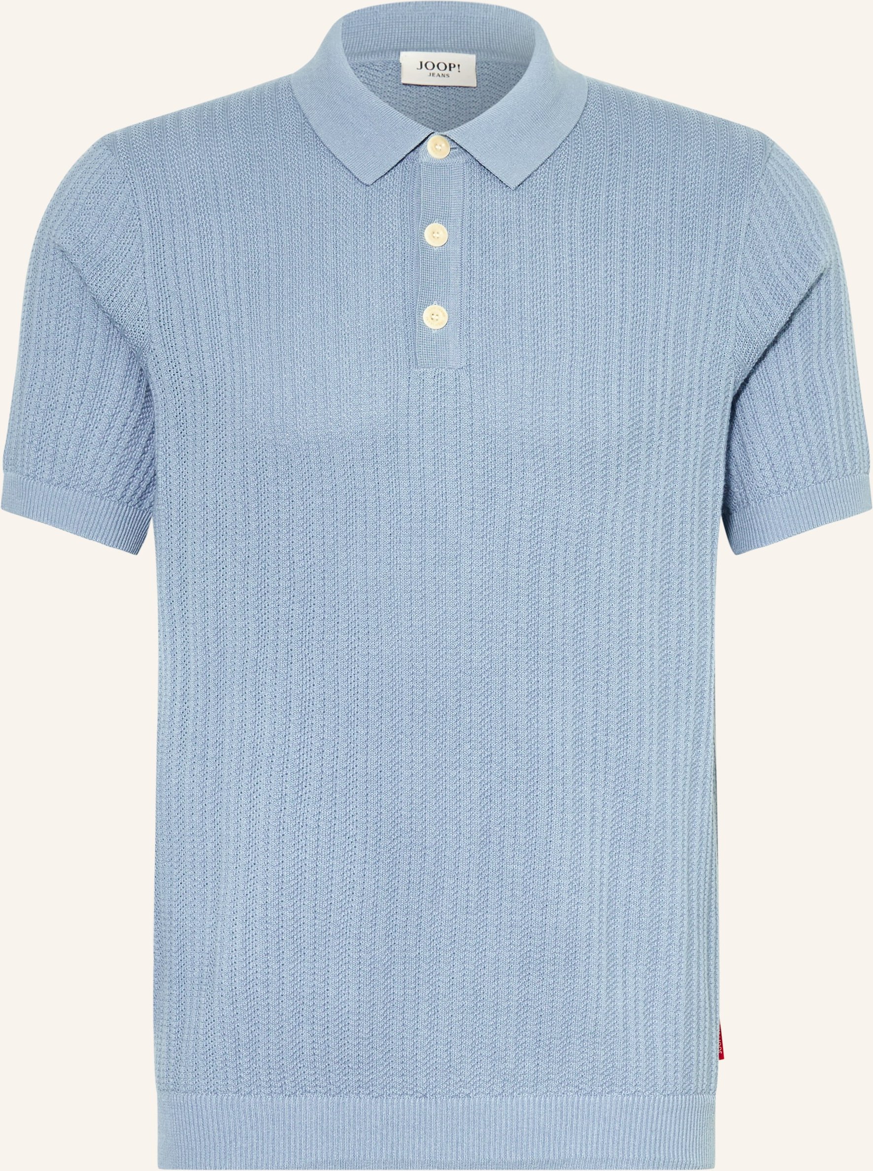 Joop! Jeans Strick-Poloshirt Colinor blau