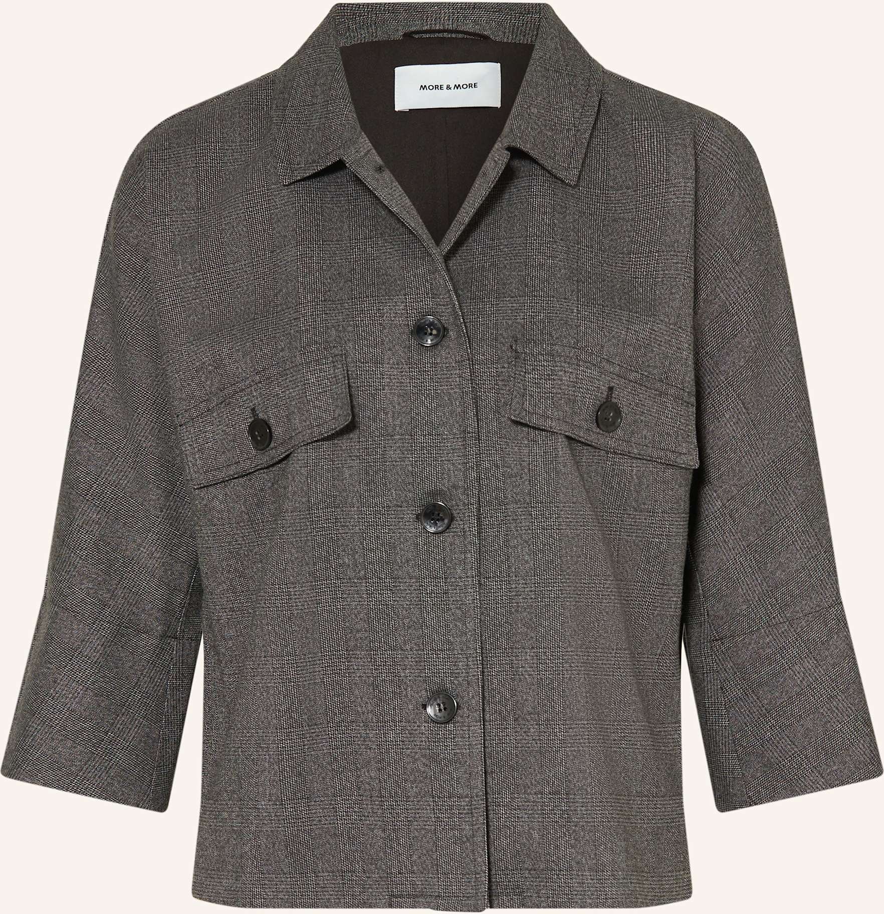 More & More Kastenjacke grau