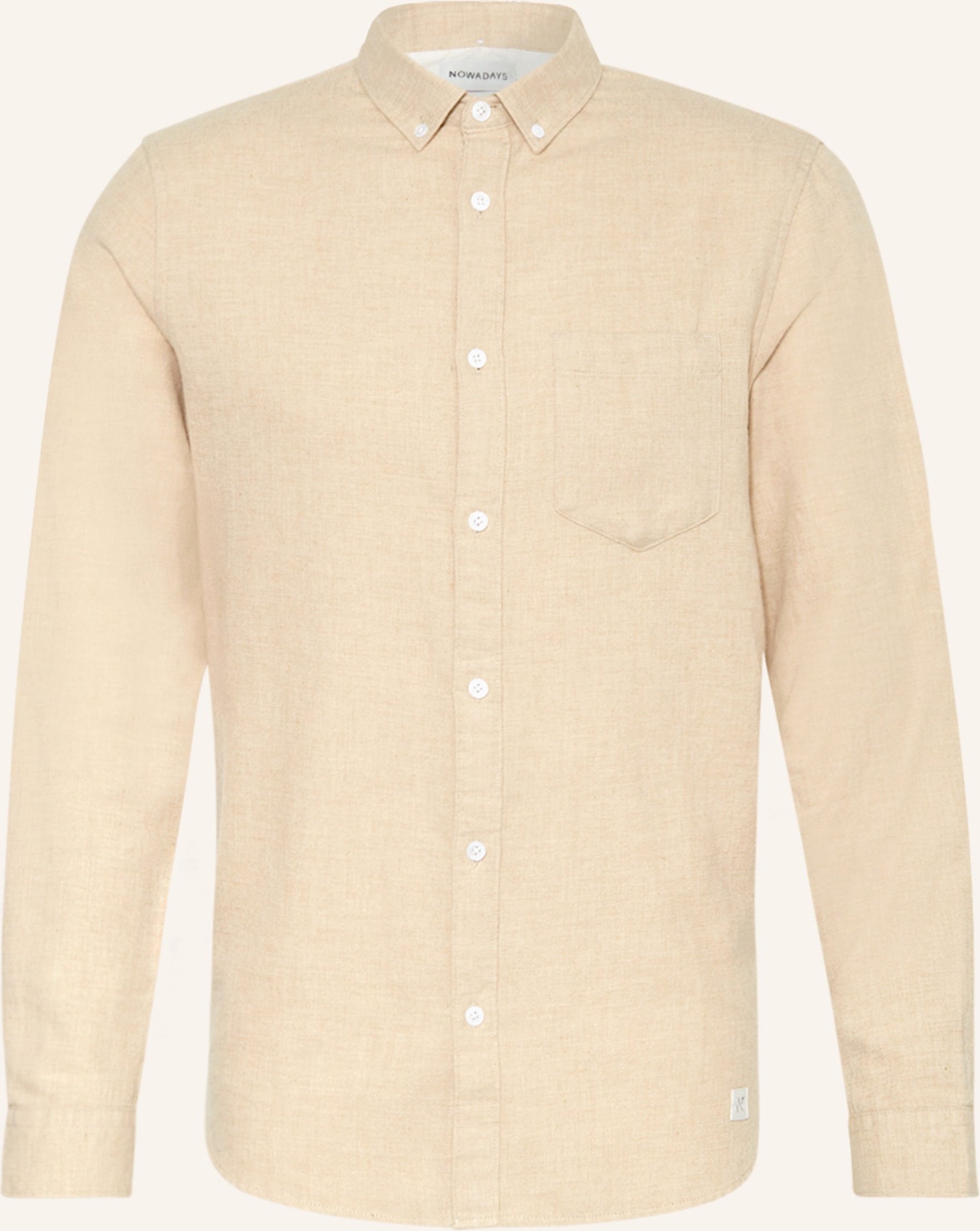 Nowadays Hemd Slim Fit beige