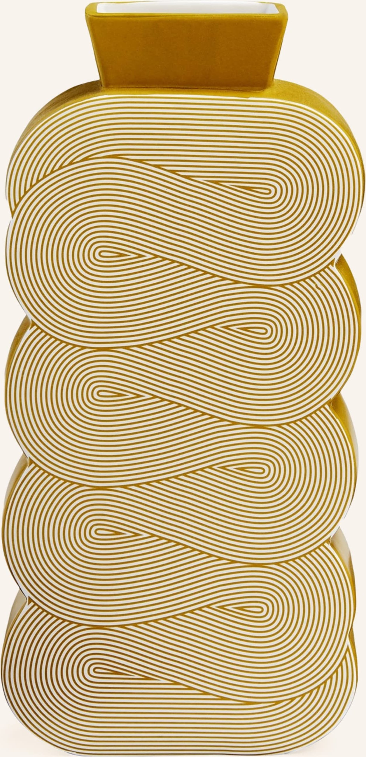 Jonathan Adler Vase Pompidou Large gelb