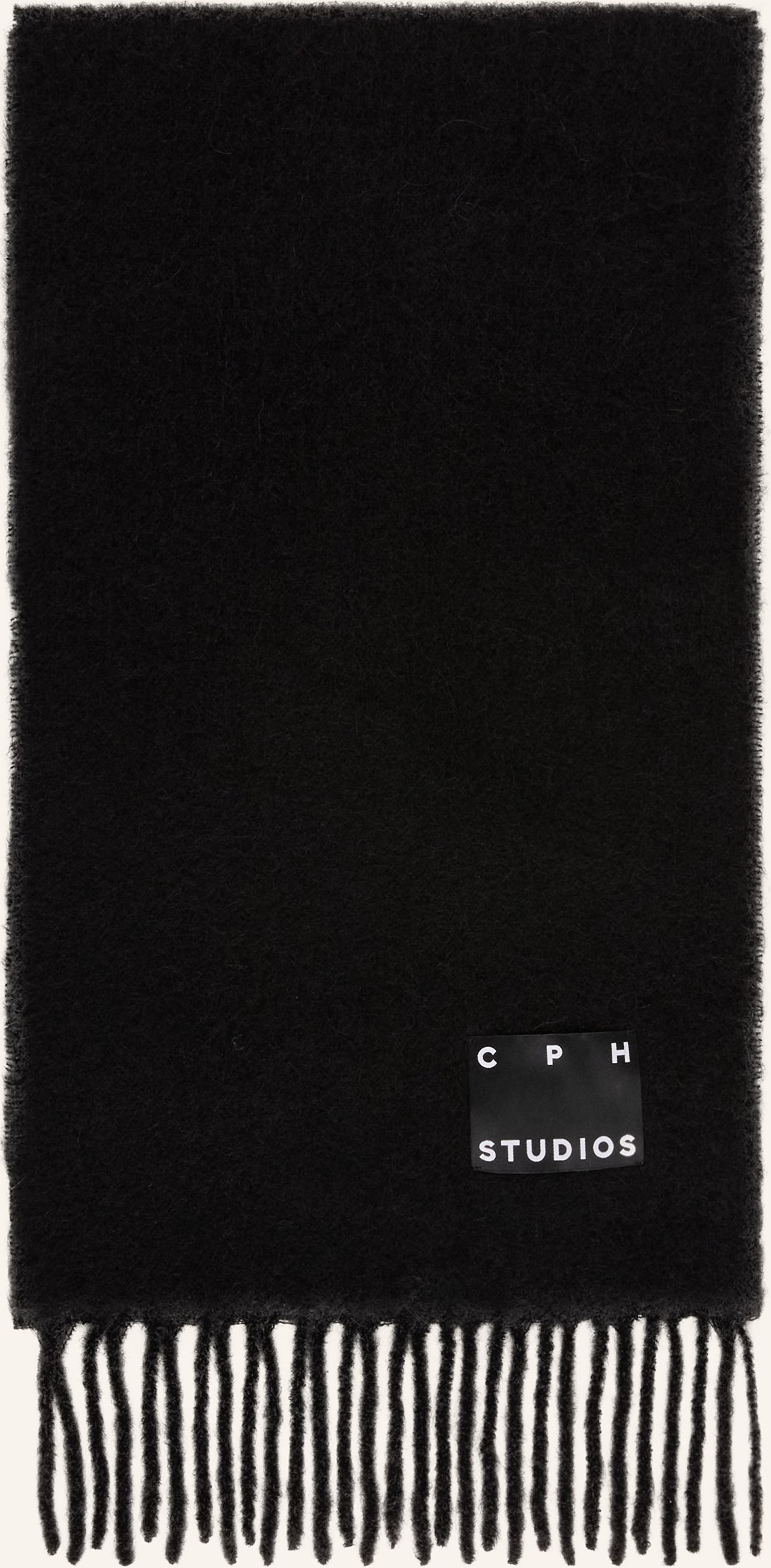 Copenhagen Studios Alpaka-Schal schwarz