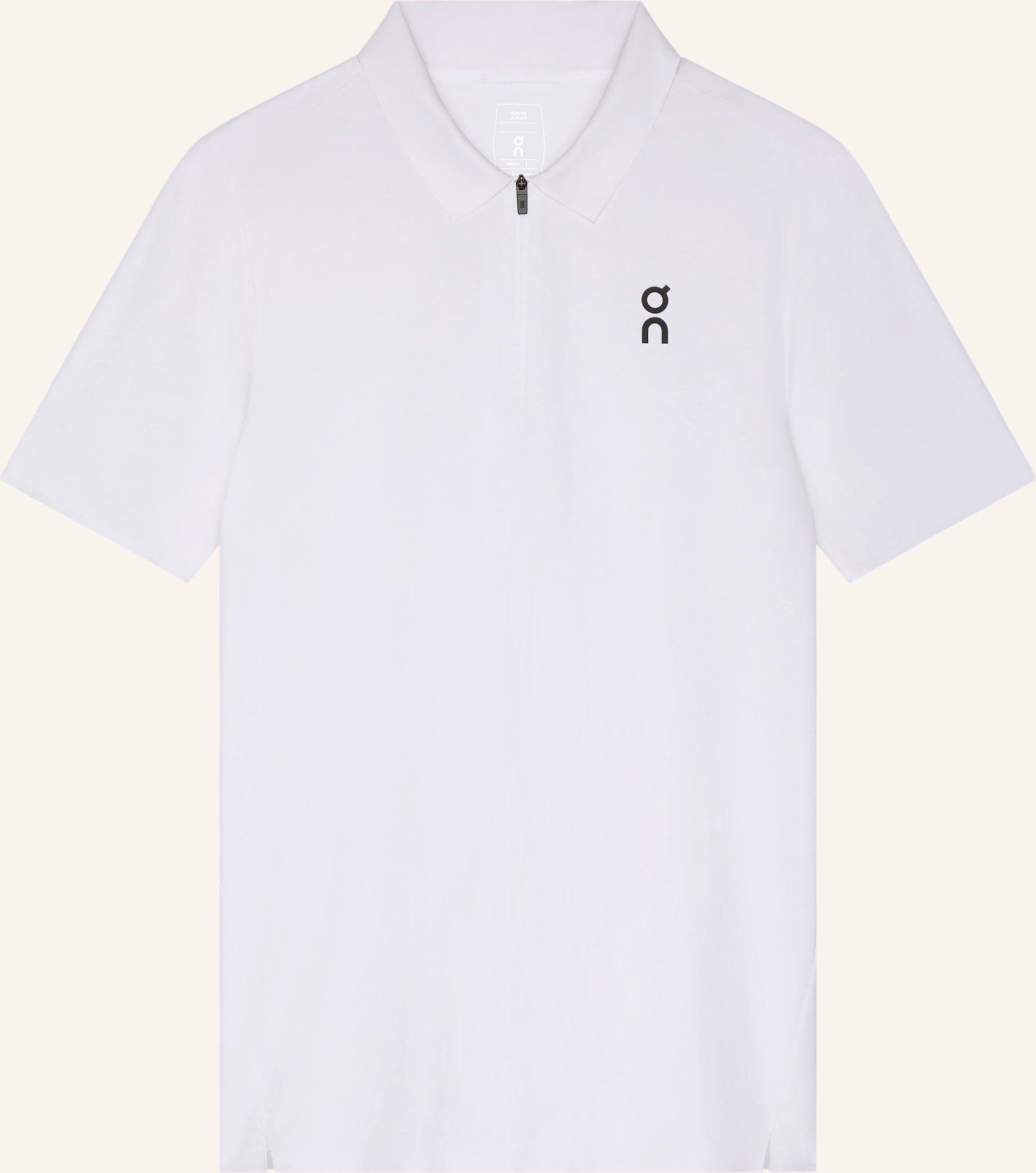 On Funktions-Poloshirt Court Polo weiss