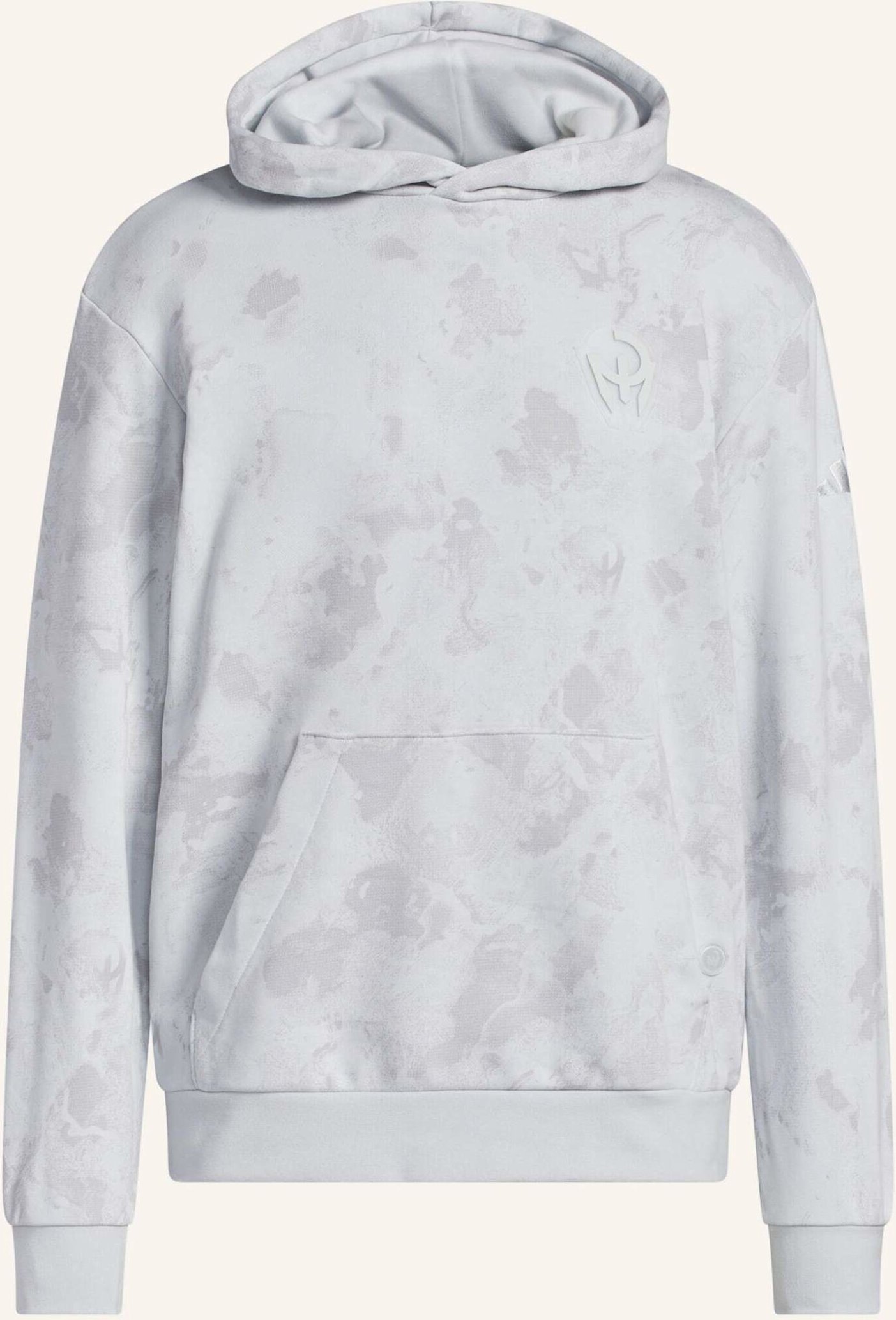 Adidas Mahomes Iced Time French Terry Kapuzenjacke grau