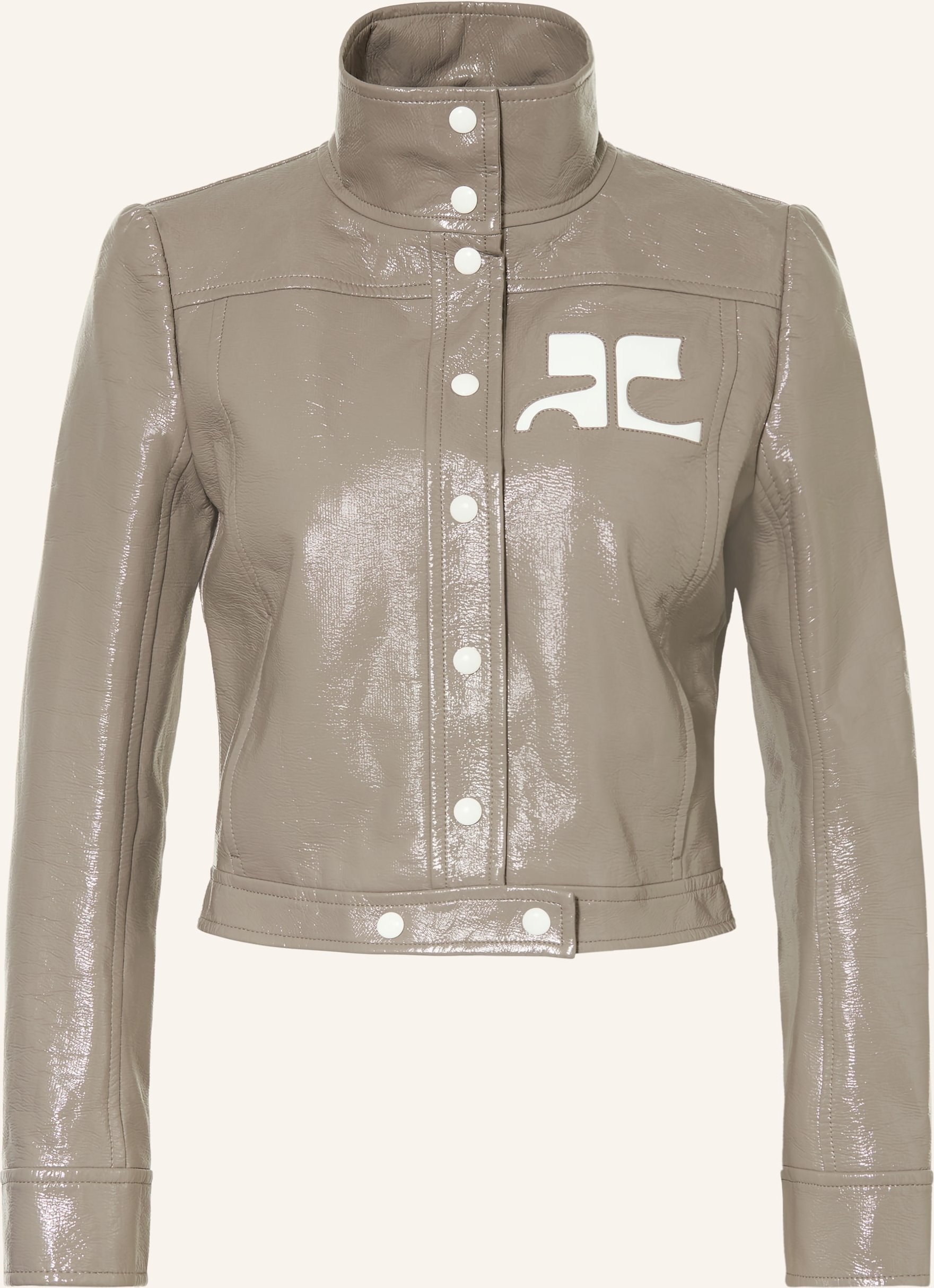 Courrèges Cropped-Jacke braun