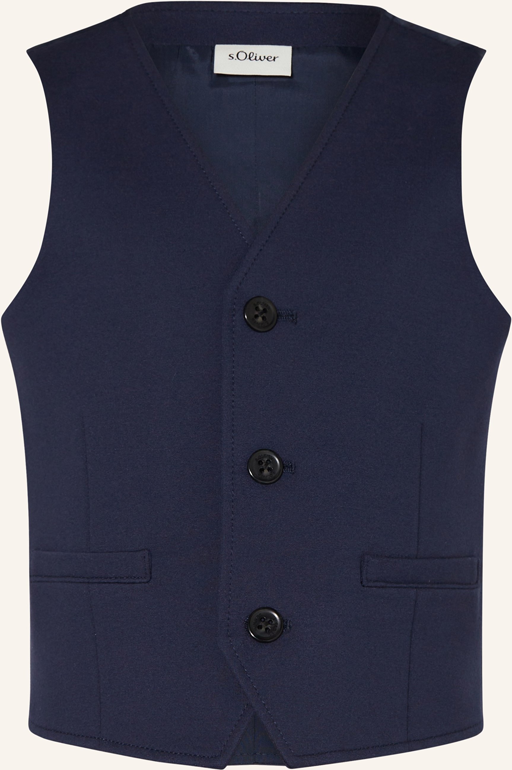 Weste aus Interlockjersey