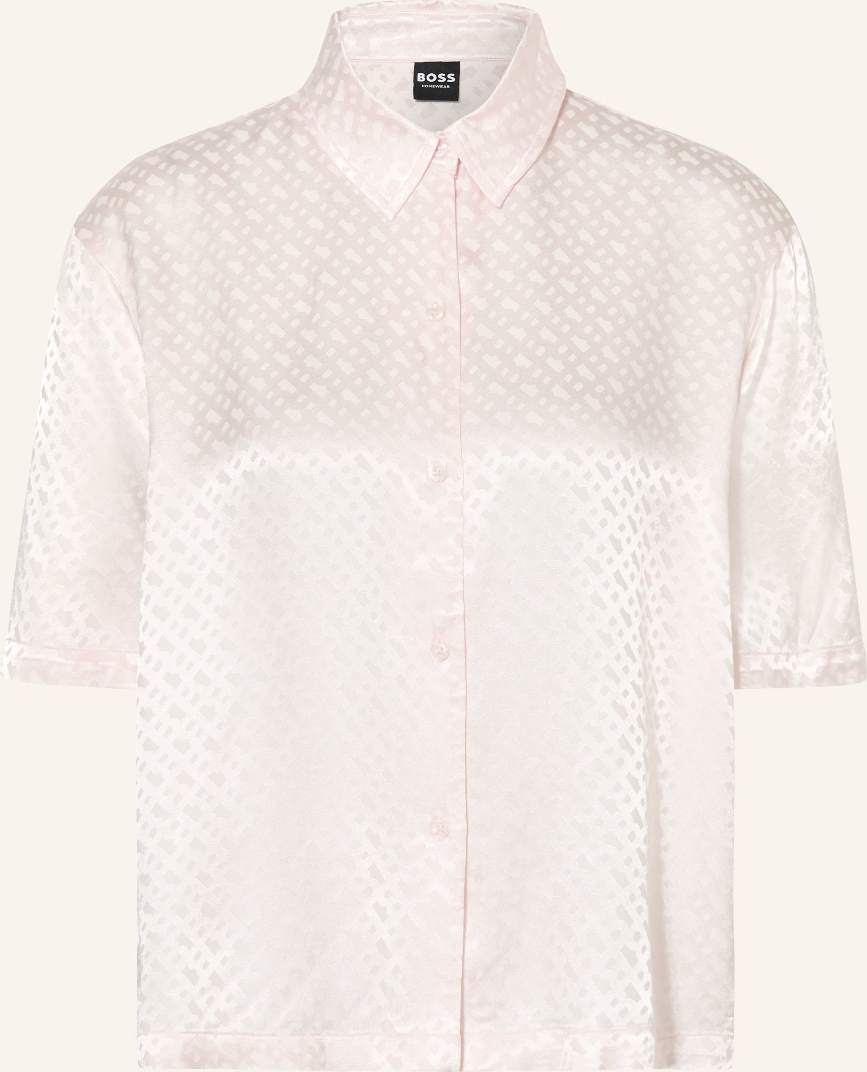 Boss Schlafshirt Monogram rosa