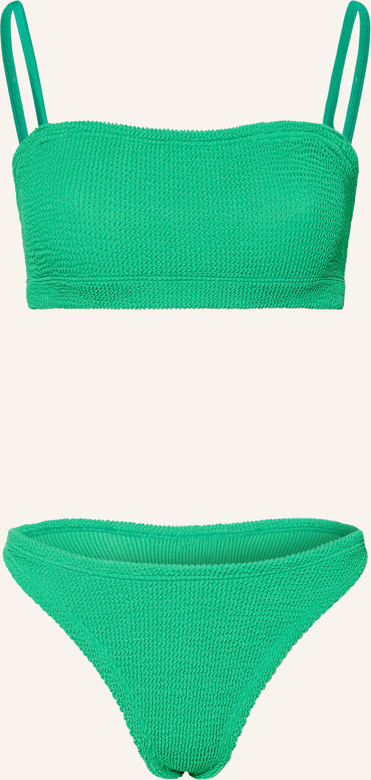 Hunza G Bustier-Bikini gruen