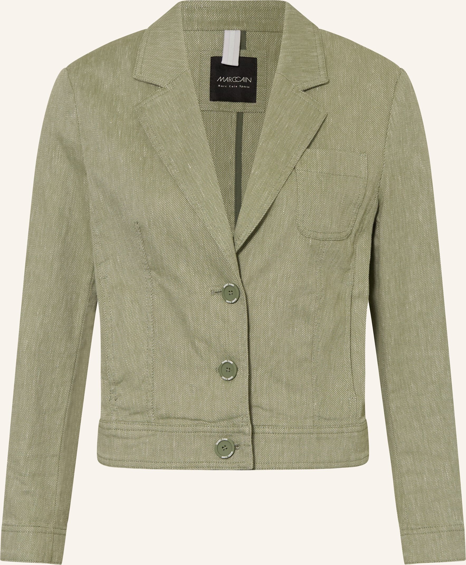 Marc Cain Blazer Mit Leinen gruen