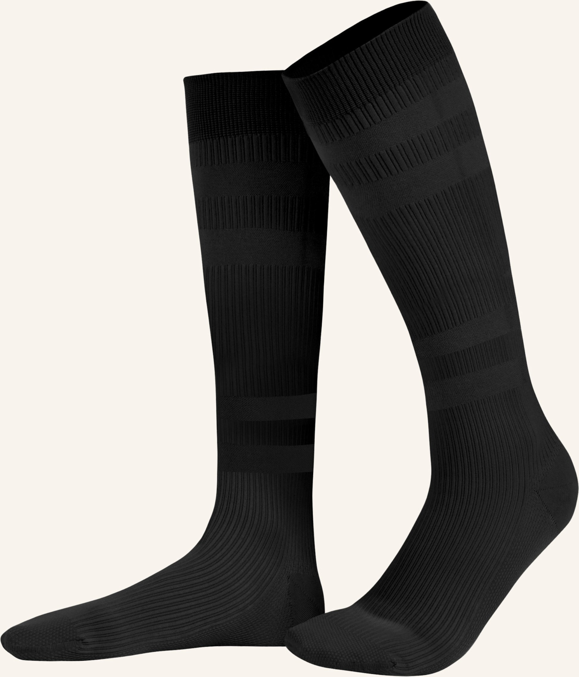 Item m6 Sneaker Cotton Conscious Ribbed Knee High Mit Kompression schwarz