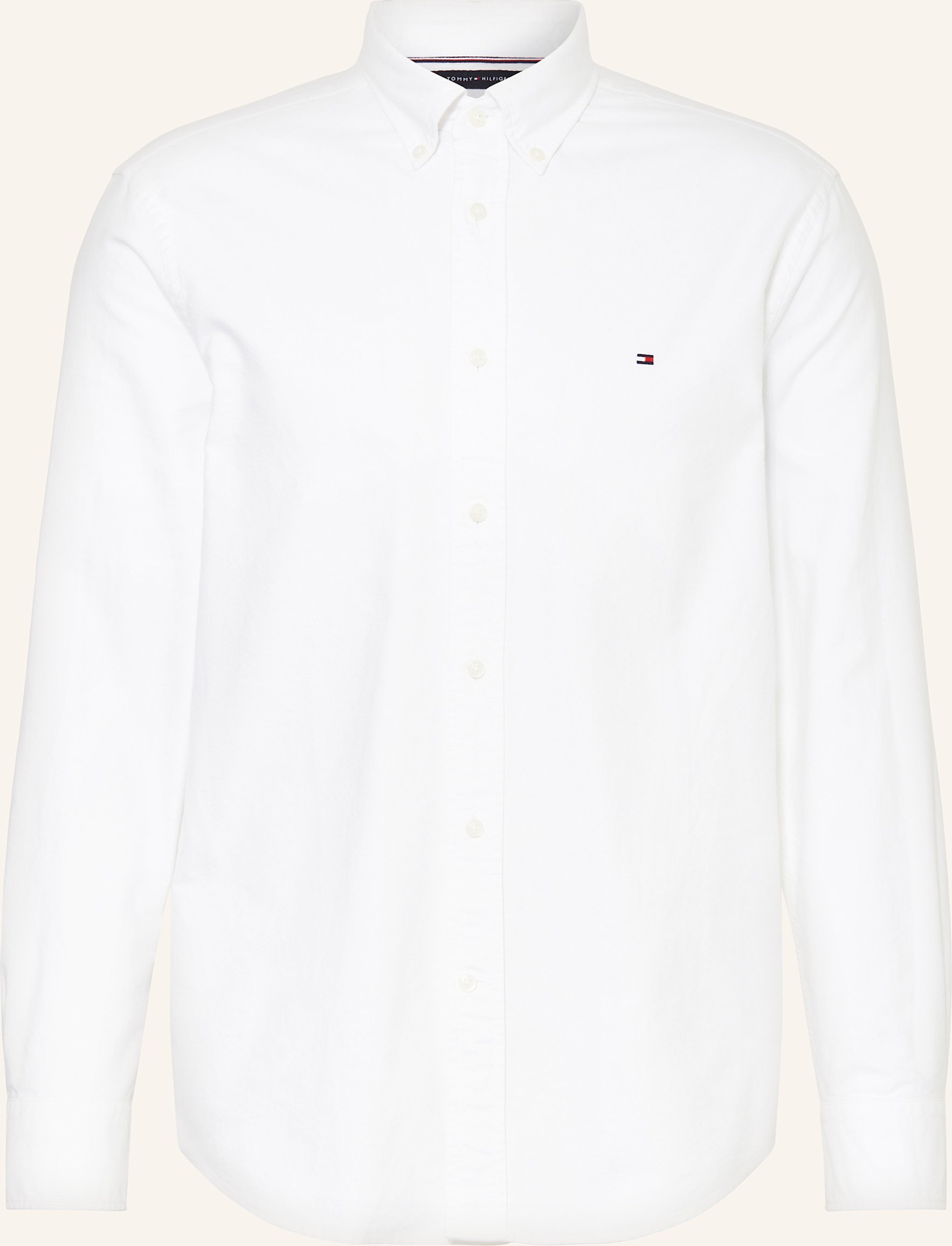Tommy Hilfiger Oxfordhemd Regular Fit weiss