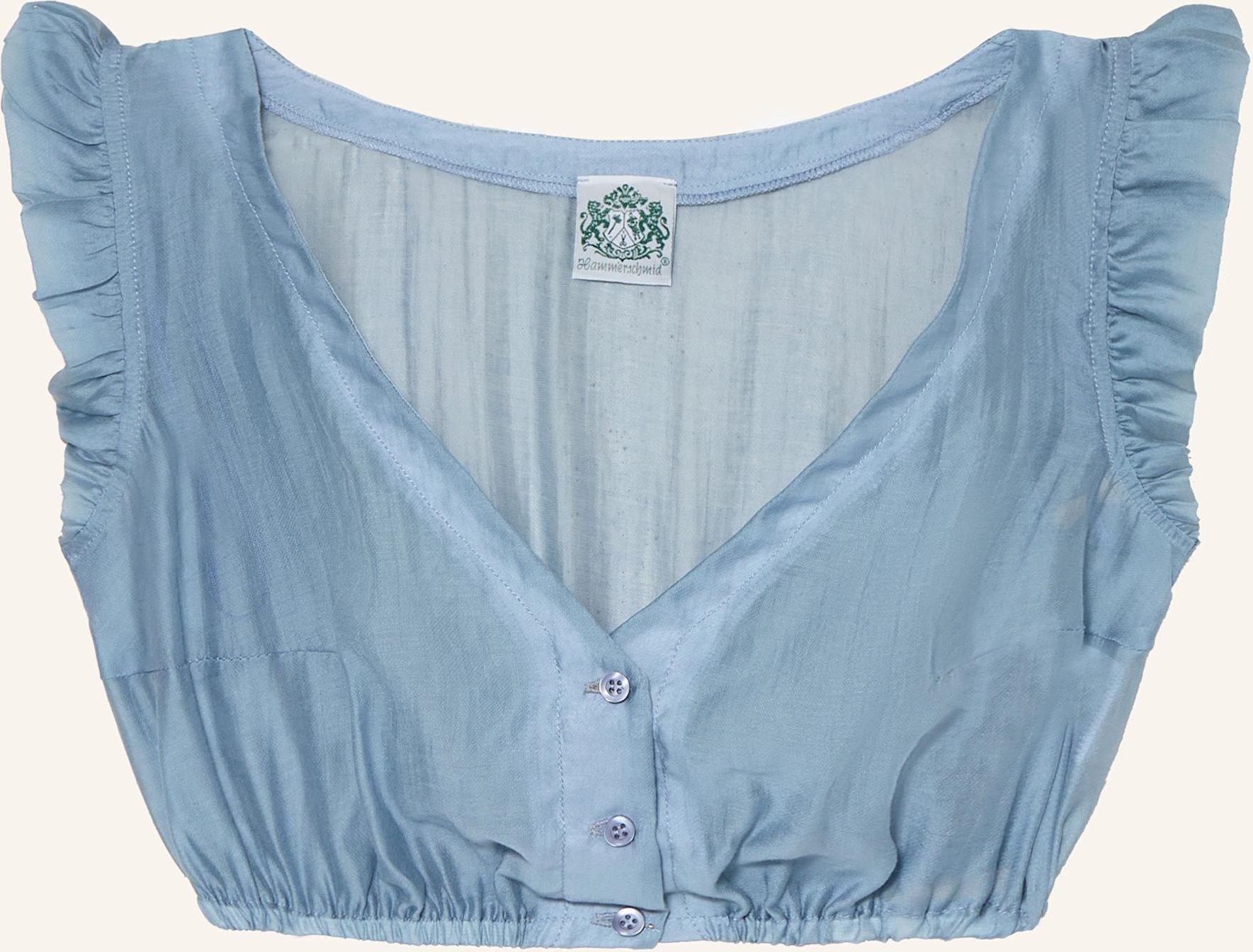 Thumbnail - Hammerschmid Dirndlbluse Eveline Mit Rüschen blau
