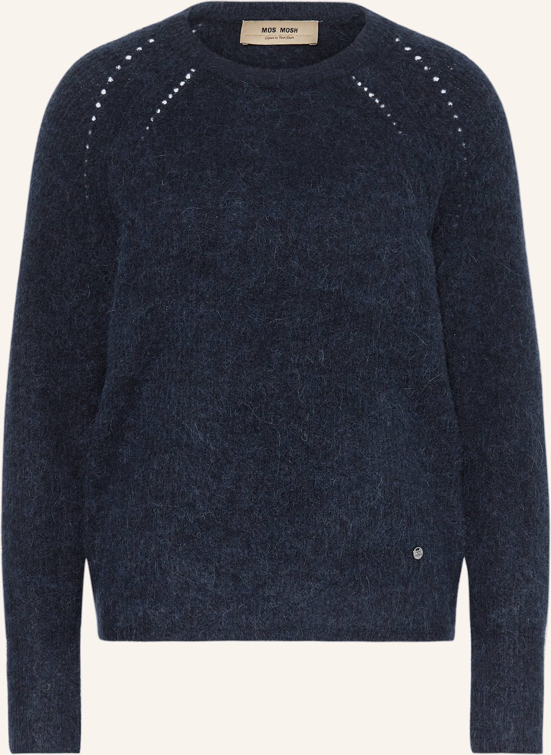 Mos Mosh Pullover Mmtammy Thora Mit Alapka Und Cashmere blau
