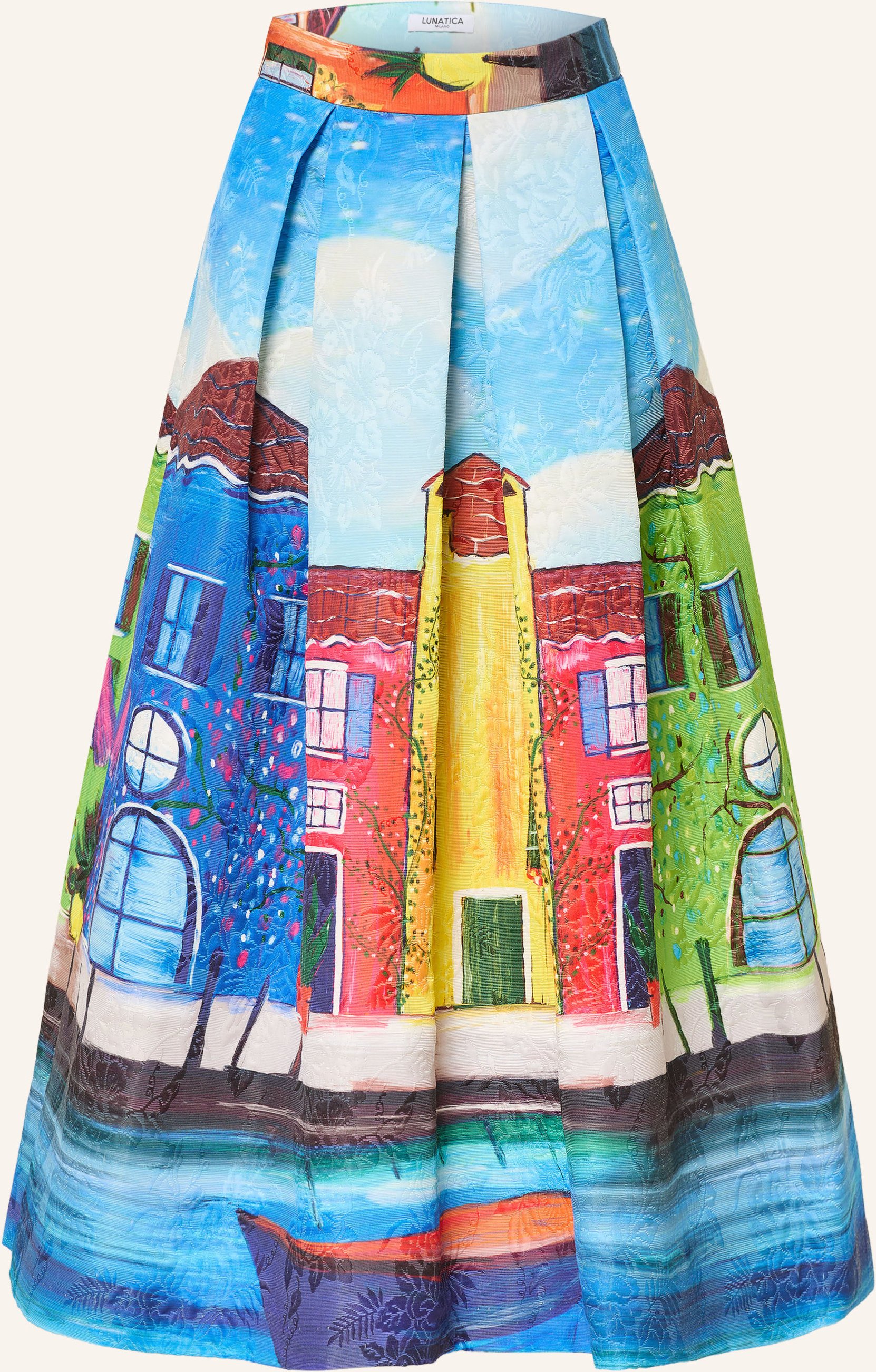 Lunatica Milano Jacquard-Rock blau