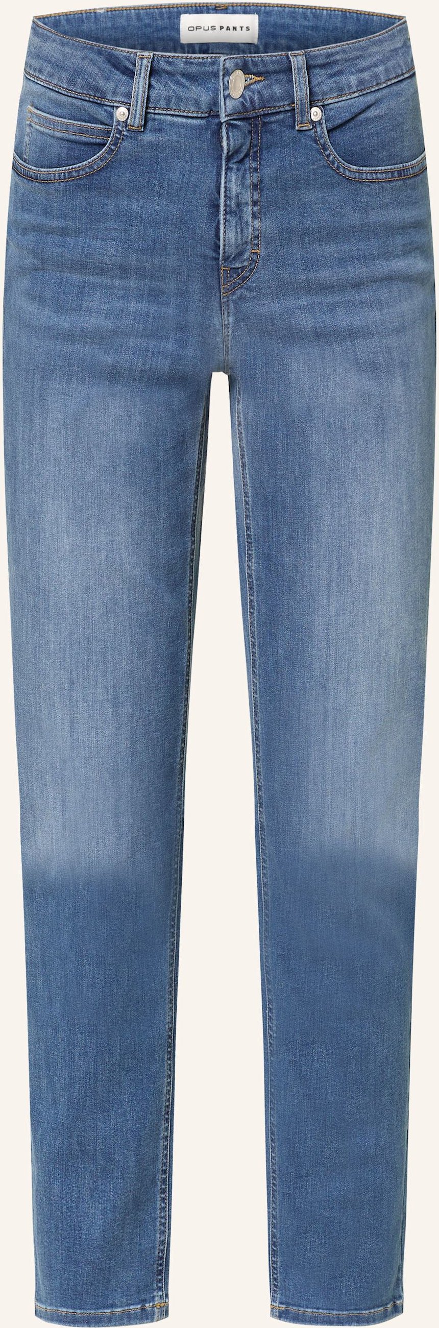 Opus Pants Straight Jeans Melly Base blau