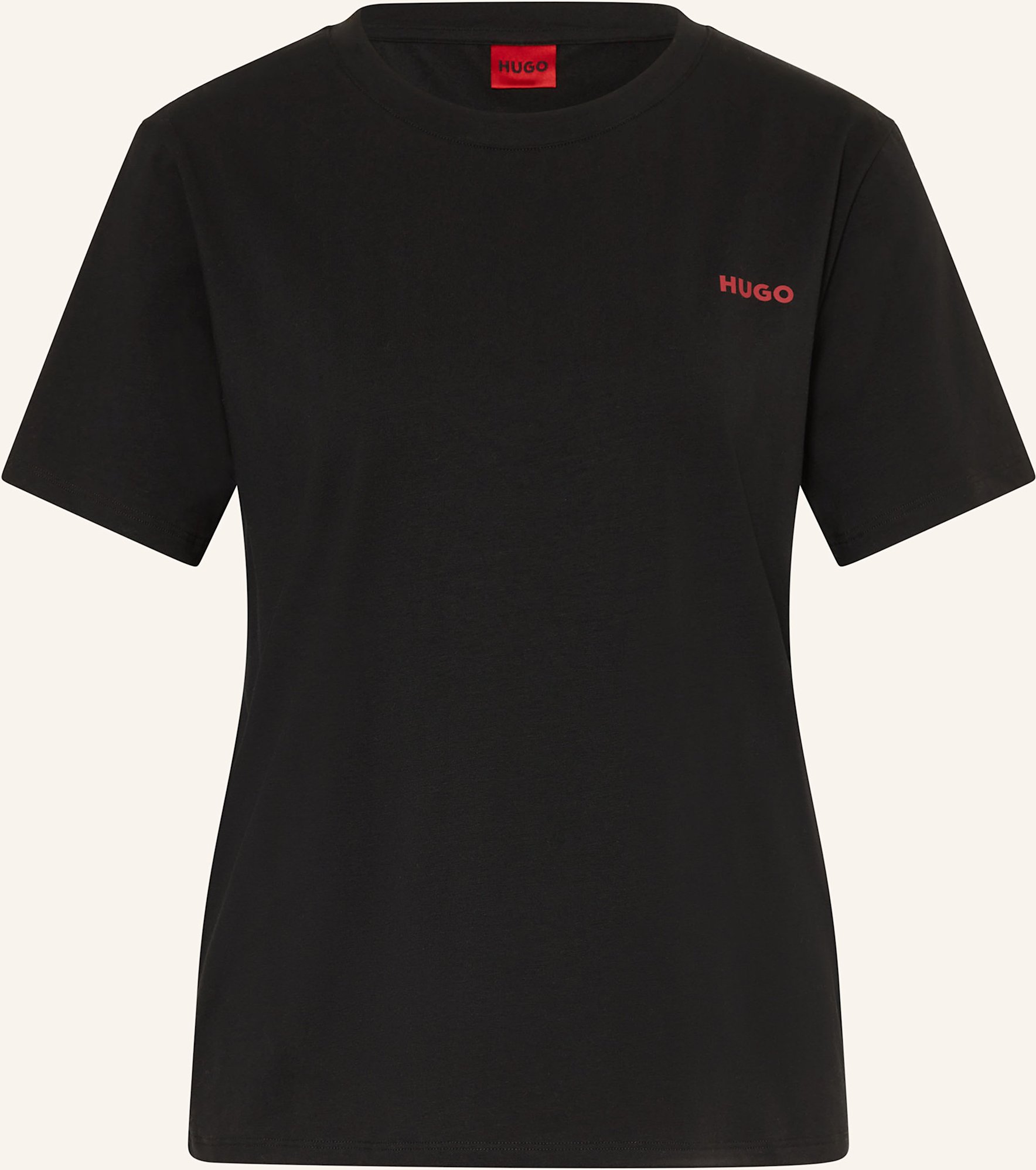 Hugo Schlafshirt Hugo Id schwarz