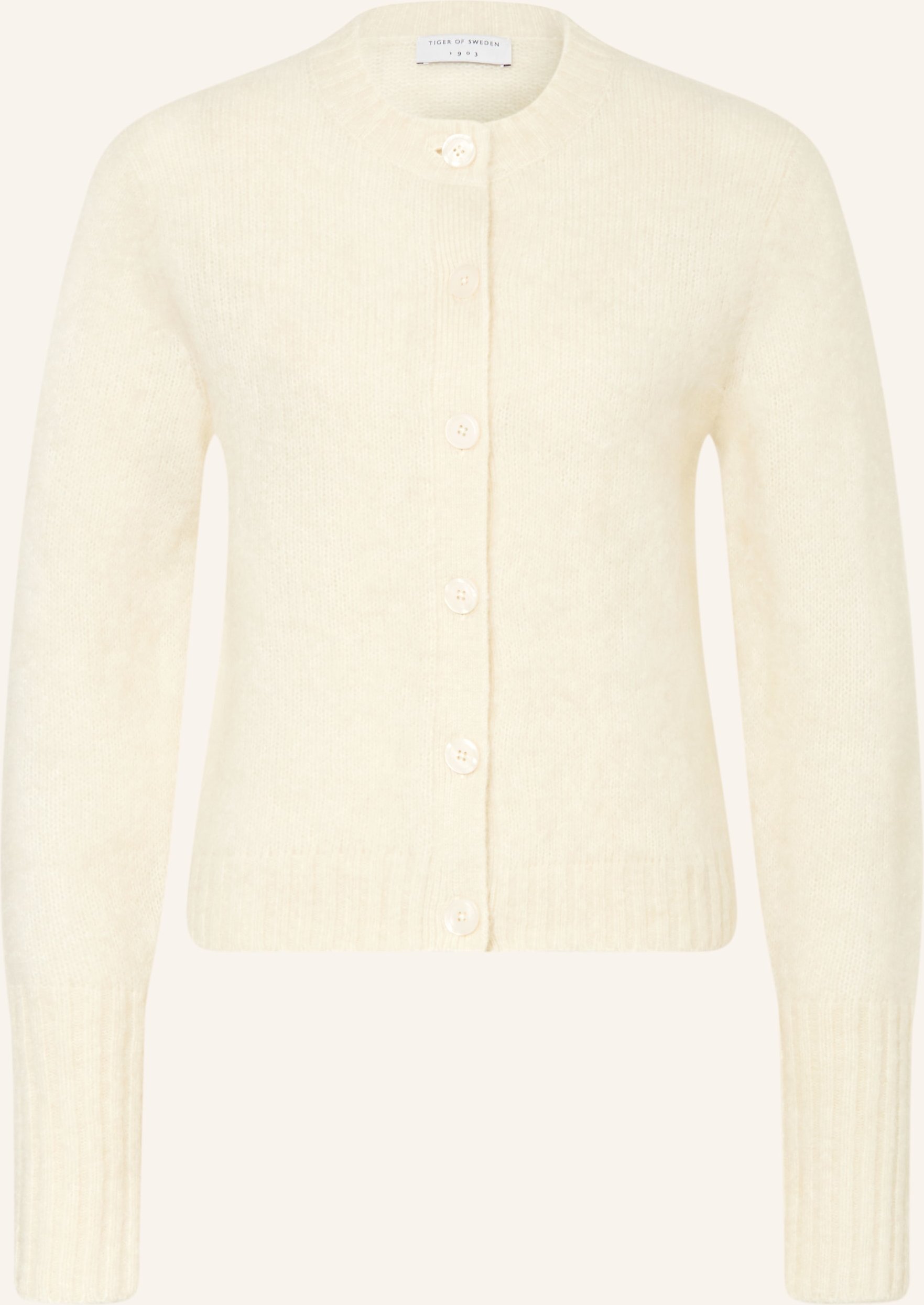 Tiger Of Sweden Strickjacke Mit Mohair weiss