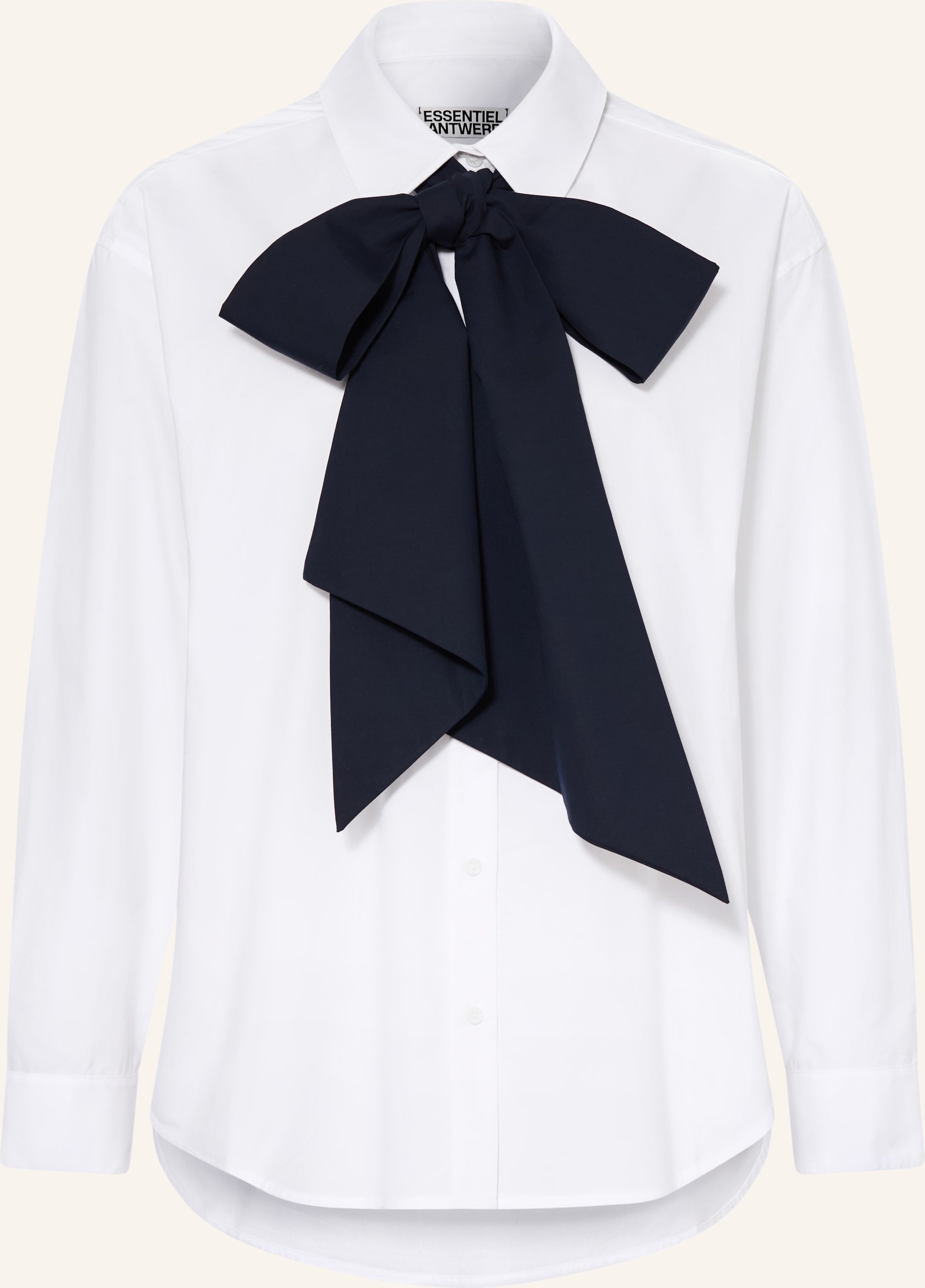 Essentiel Antwerp Hemdbluse Jambers Mit Abnehmbarer Schluppe blau