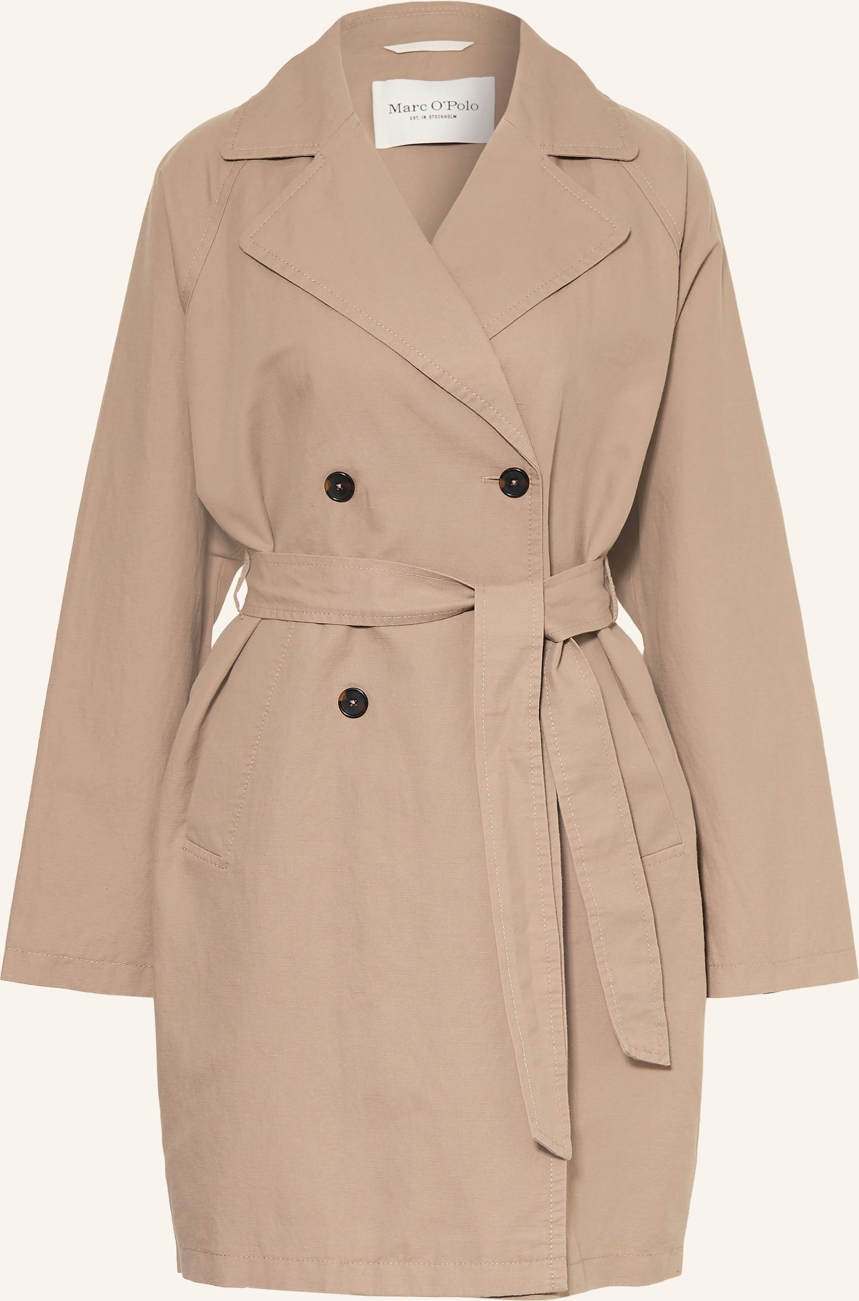 Marc O'polo Trenchcoat Mit Leinen beige