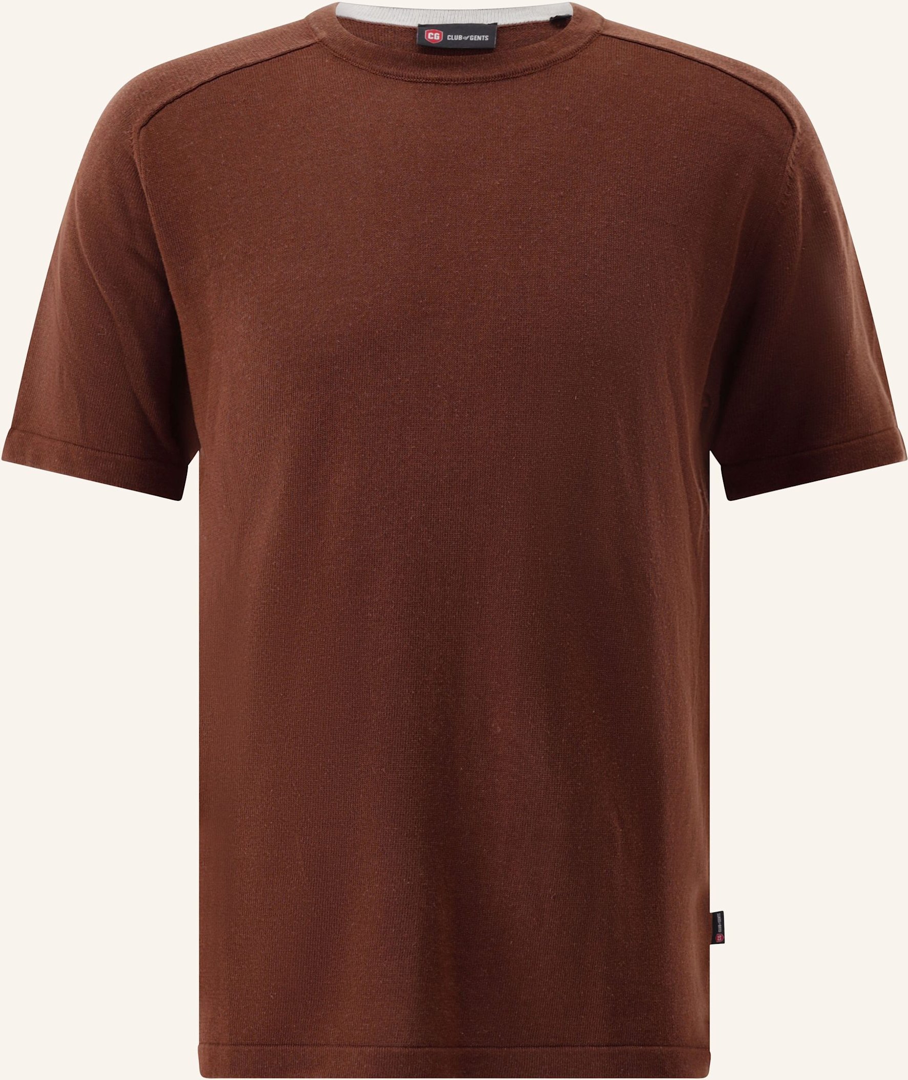 Cg - Club Of Gents T-Shirt Cg Braden Slim Fit braun