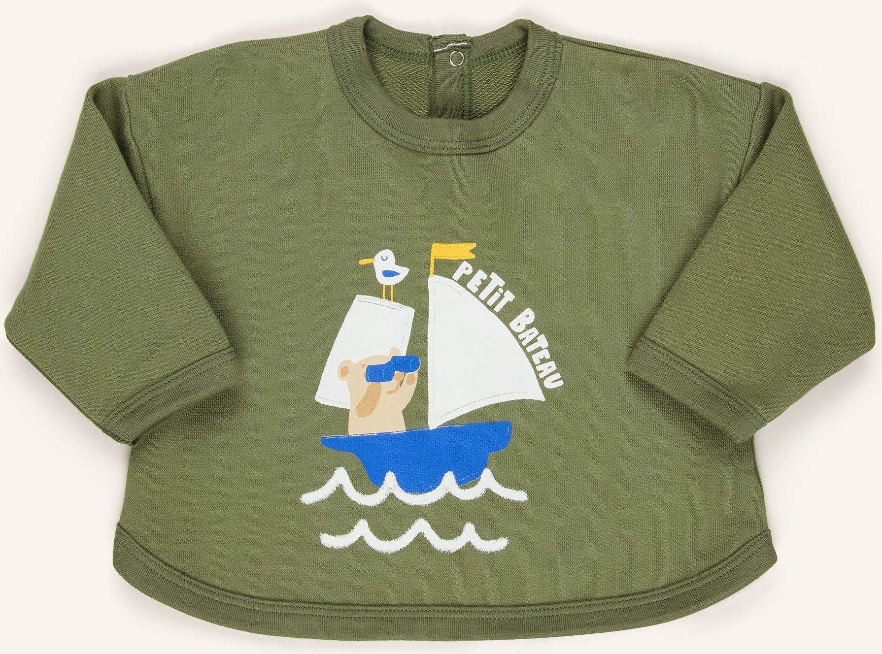 Petit Bateau Sweatshirt gruen