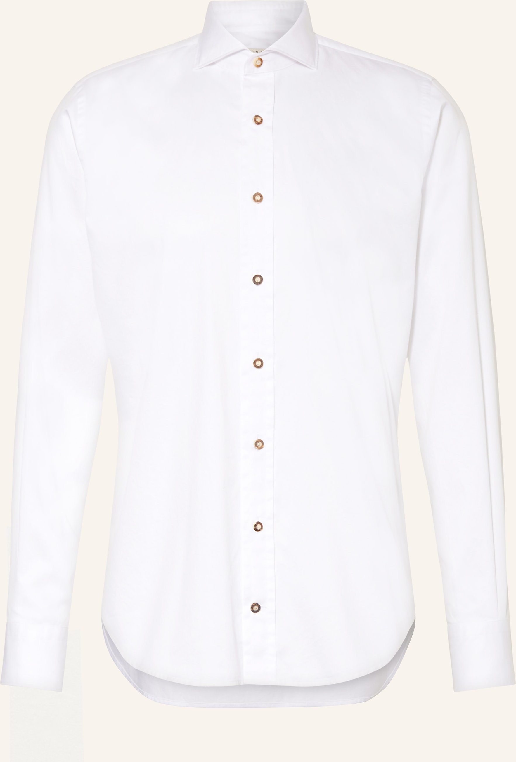 du4 Trachtenhemd Xaver Regular Fit weiss
