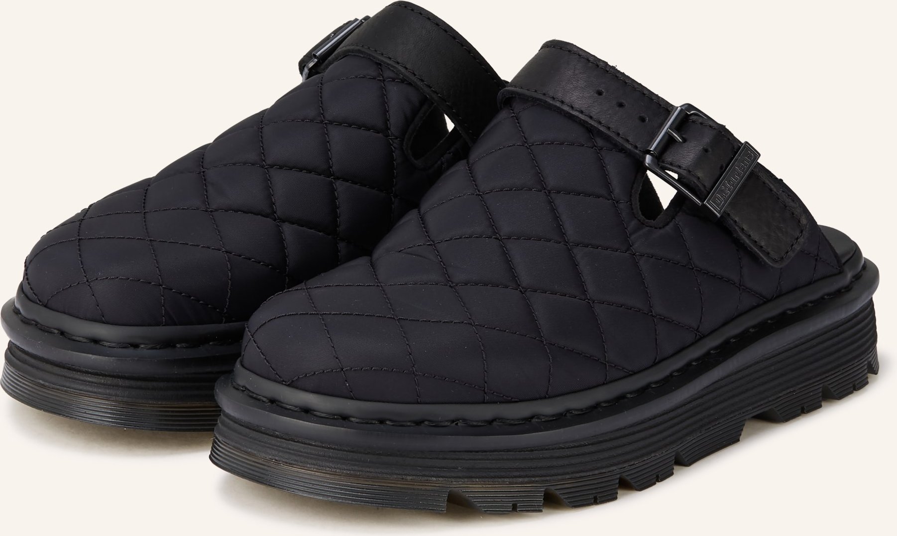 Dr. Martens Mules Zebzag schwarz