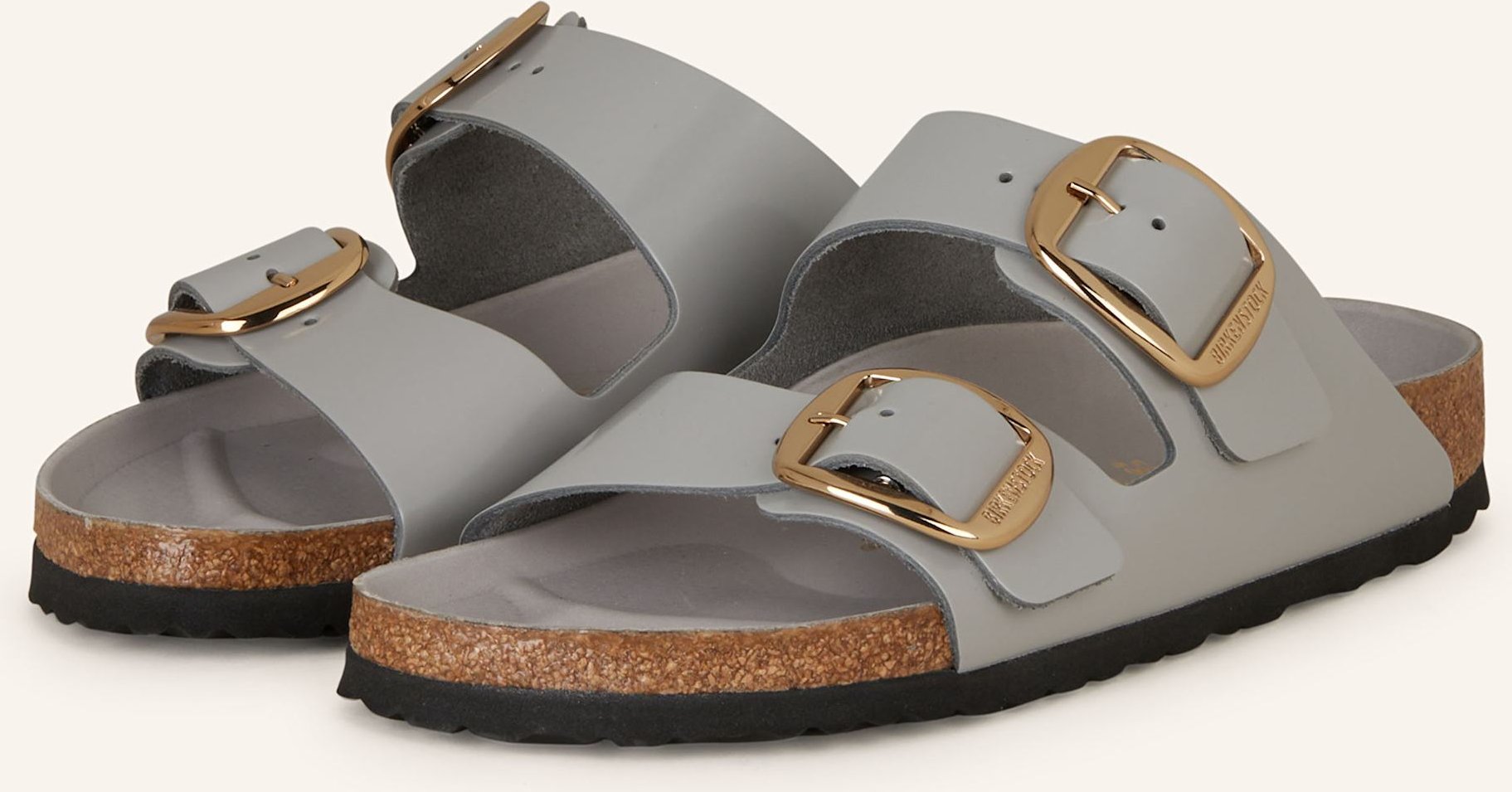 Thumbnail - Birkenstock Pantoletten Arizona Big Buckle grau