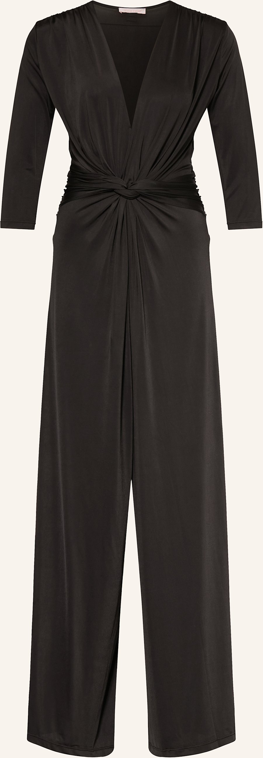 Marivie Jumpsuit Tempt Me! Aus Jersey Mit 3/4-Arm schwarz