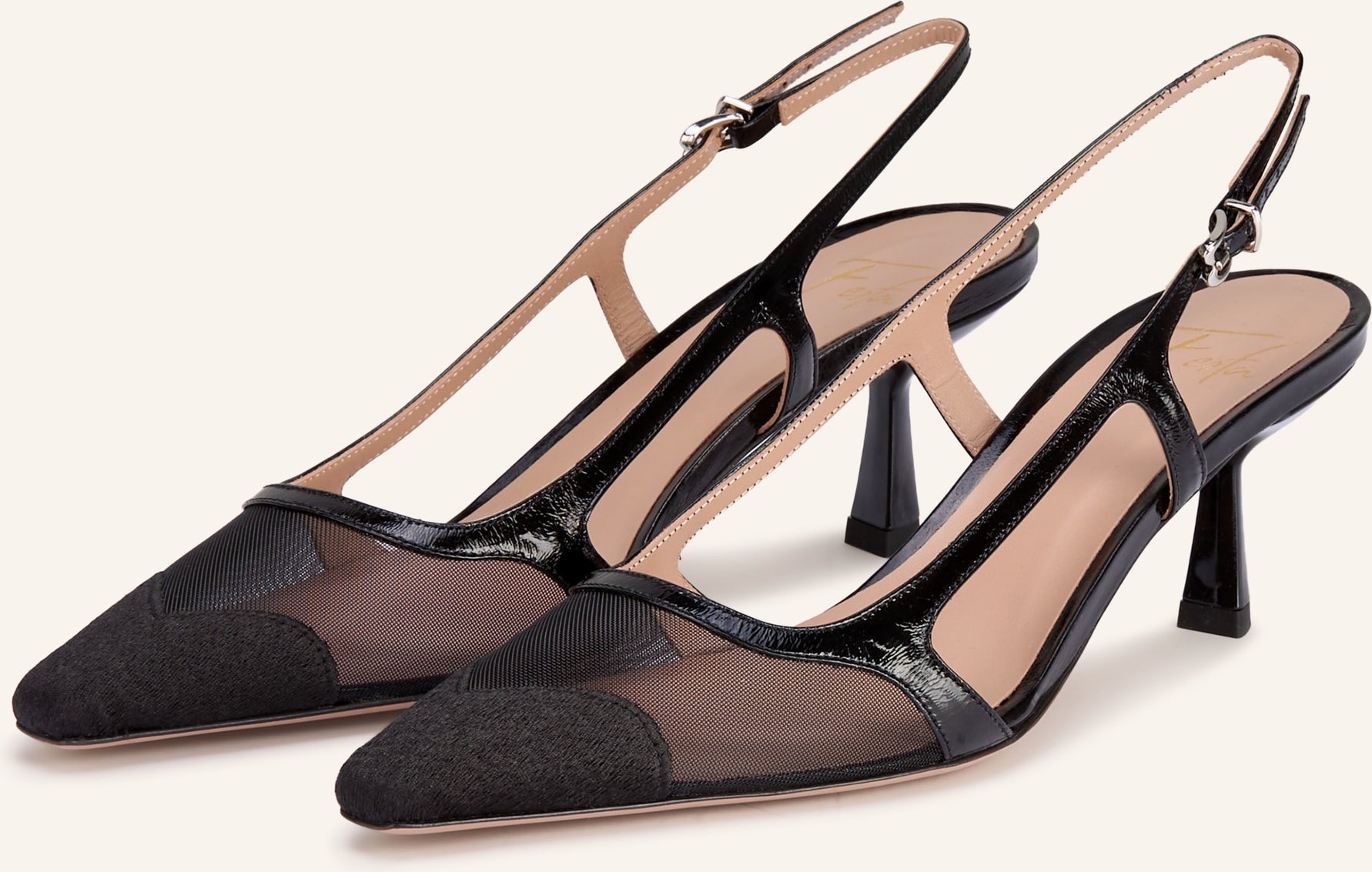 Festa Slingpumps Iner schwarz