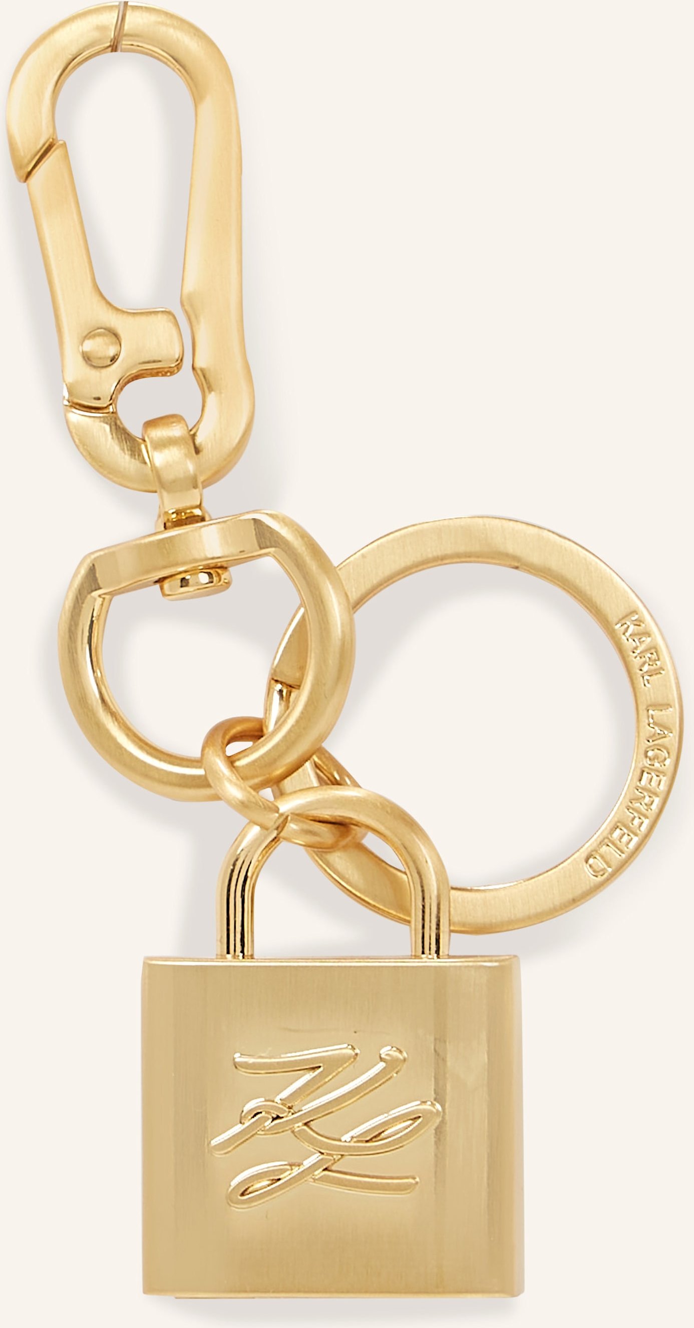 Karl Lagerfeld Schlüsselanhänger gold