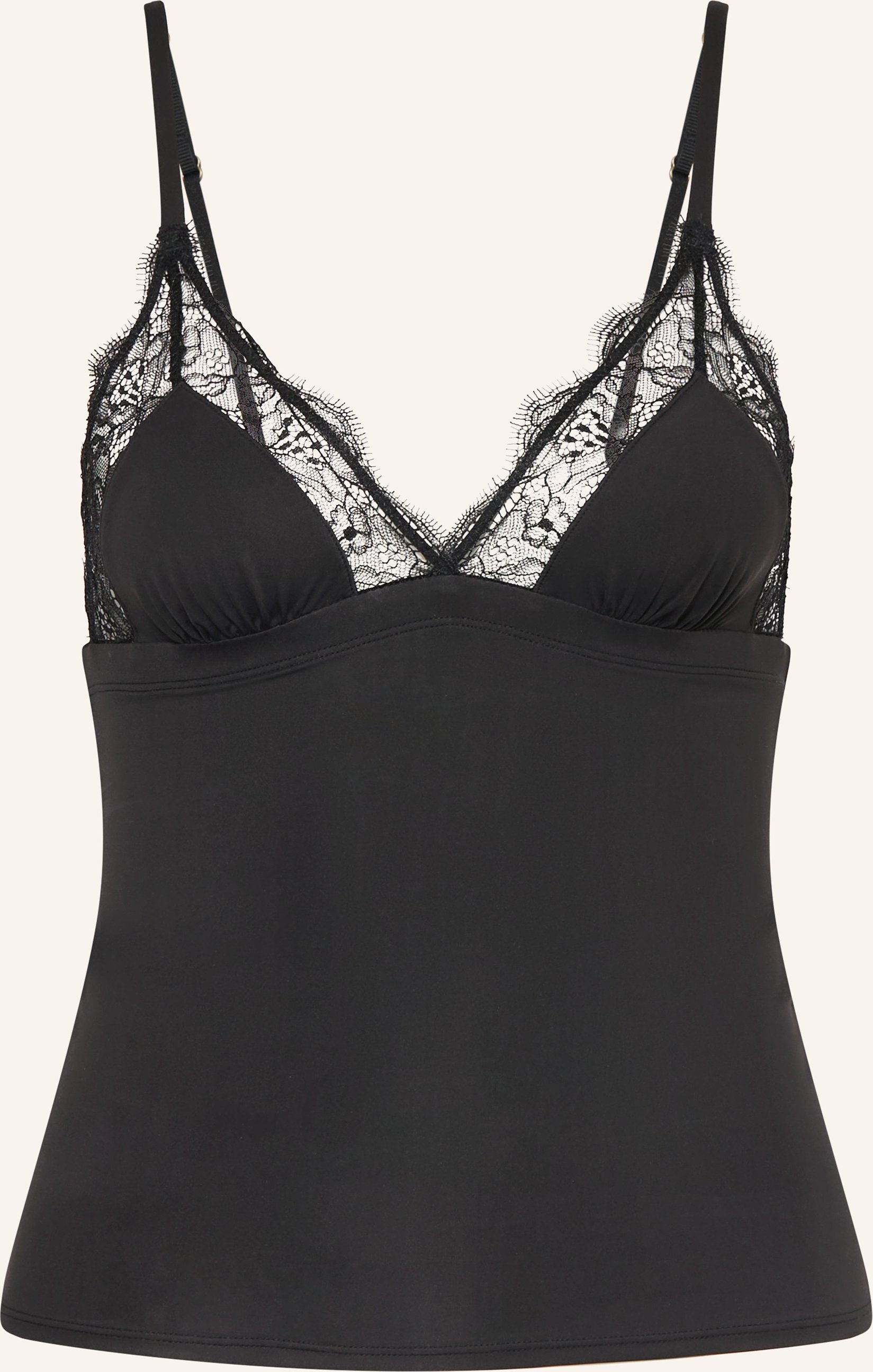 Love Stories Schlaftop Bria Mit Spitze schwarz