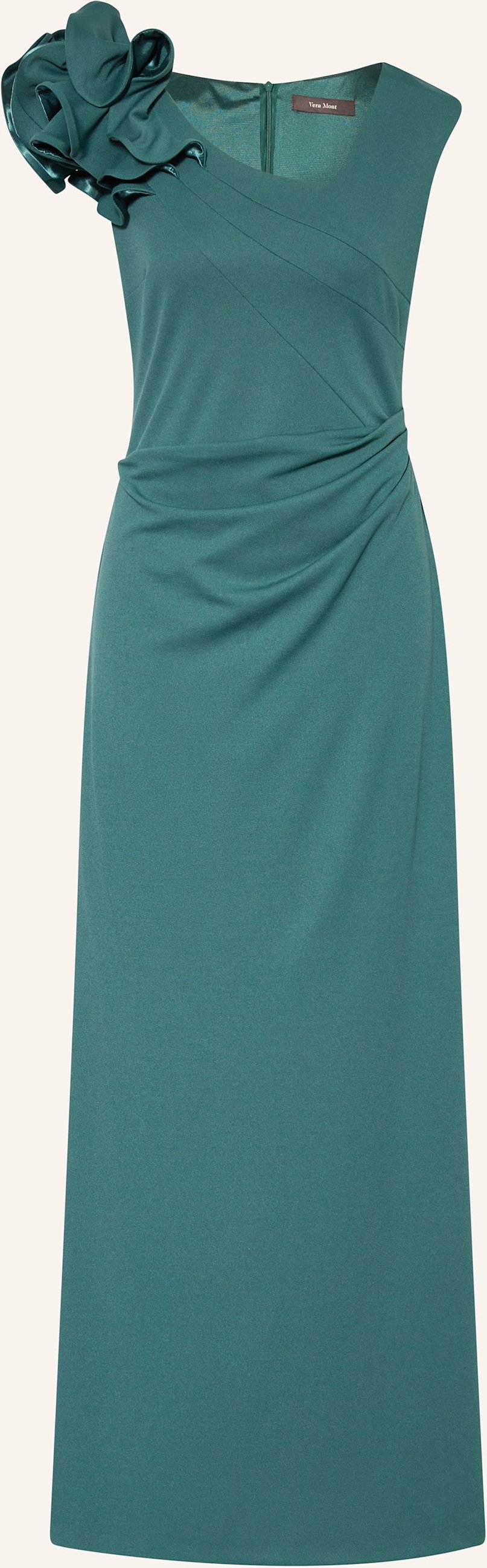 Thumbnail - Vera Mont Abendkleid Mit Volants gruen
