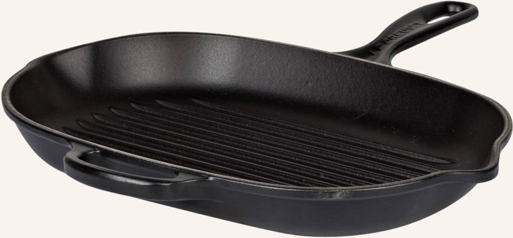 Le Creuset Grillpfanne Signature schwarz