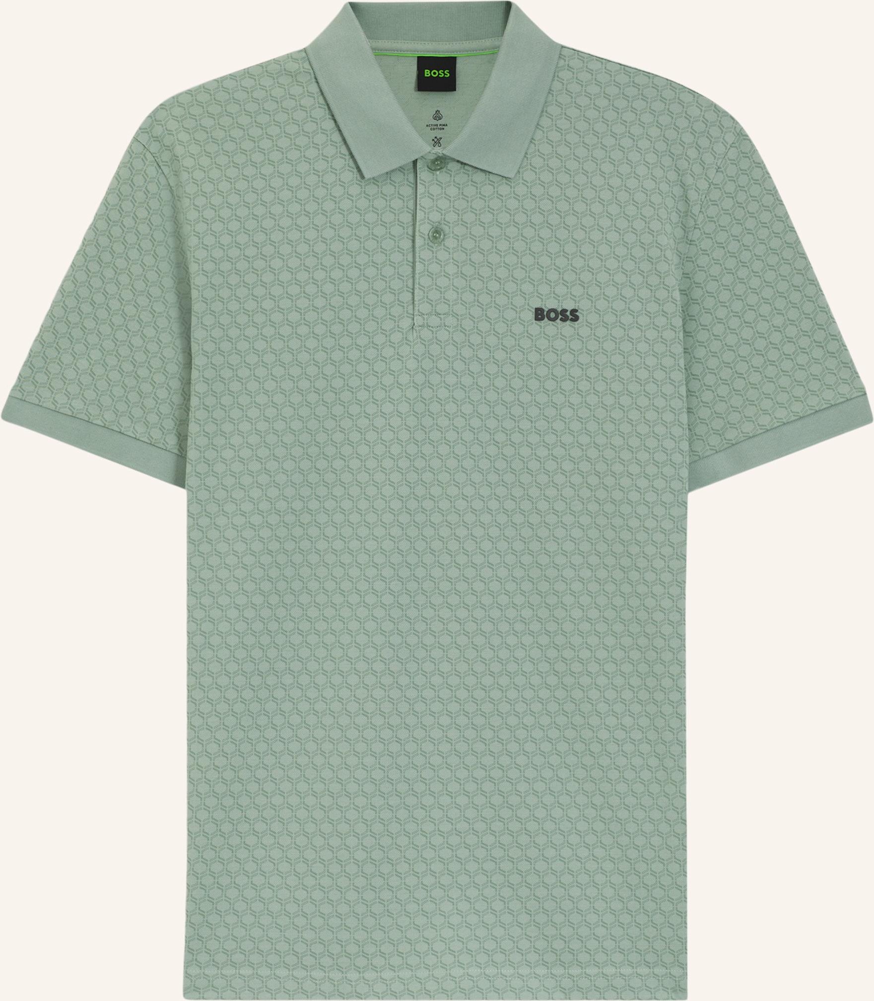 Boss Poloshirt Pl_Goc Chip Pattern Regular Fit gruen