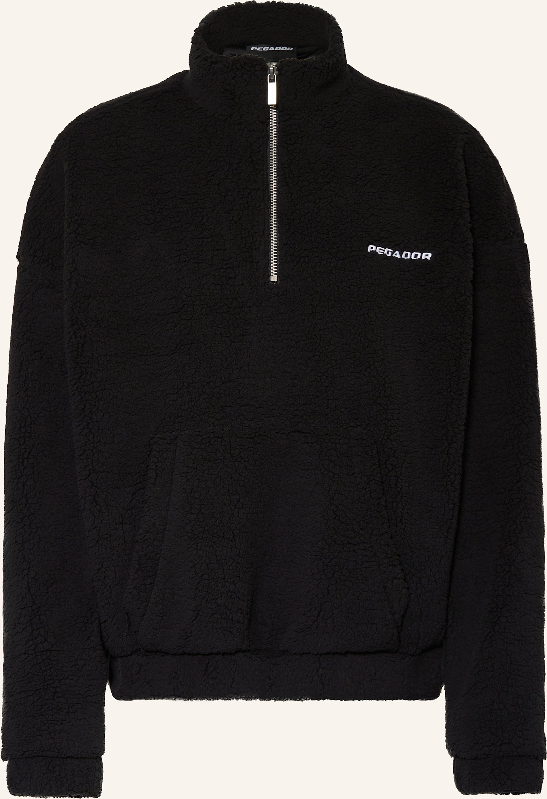 Pegador Schlupfjacke Puka Aus Teddyfell schwarz