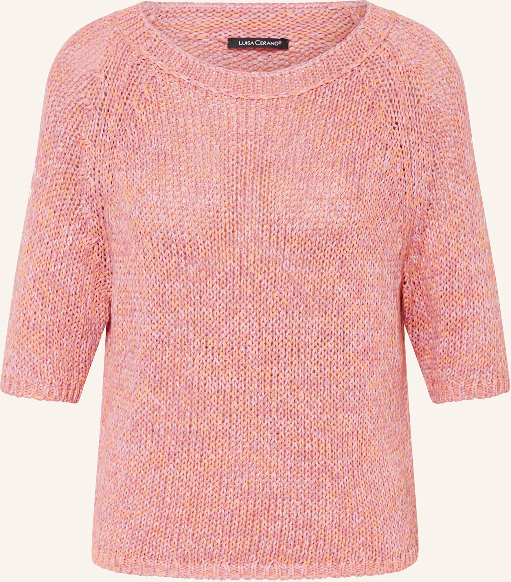 Thumbnail - Luisa Cerano Strickshirt Mit Leinen pink