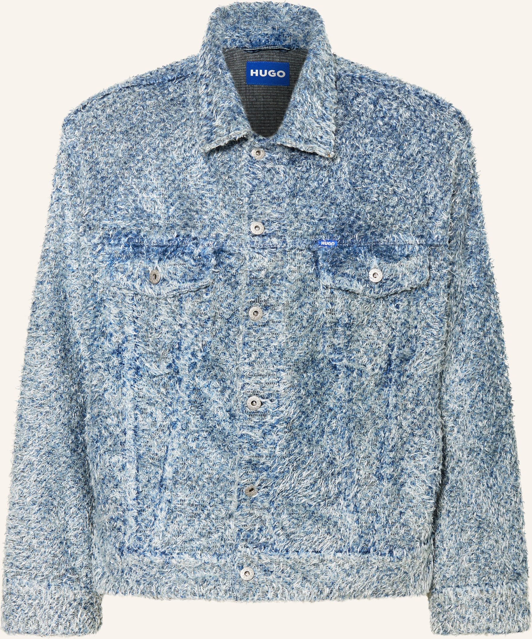 Thumbnail - Hugo Bouclé-Jacke Kirkby blau