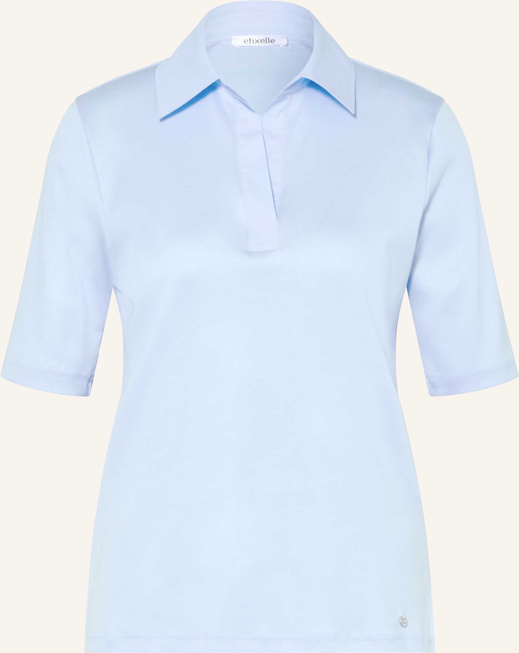 Efixelle Jersey-Poloshirt blau