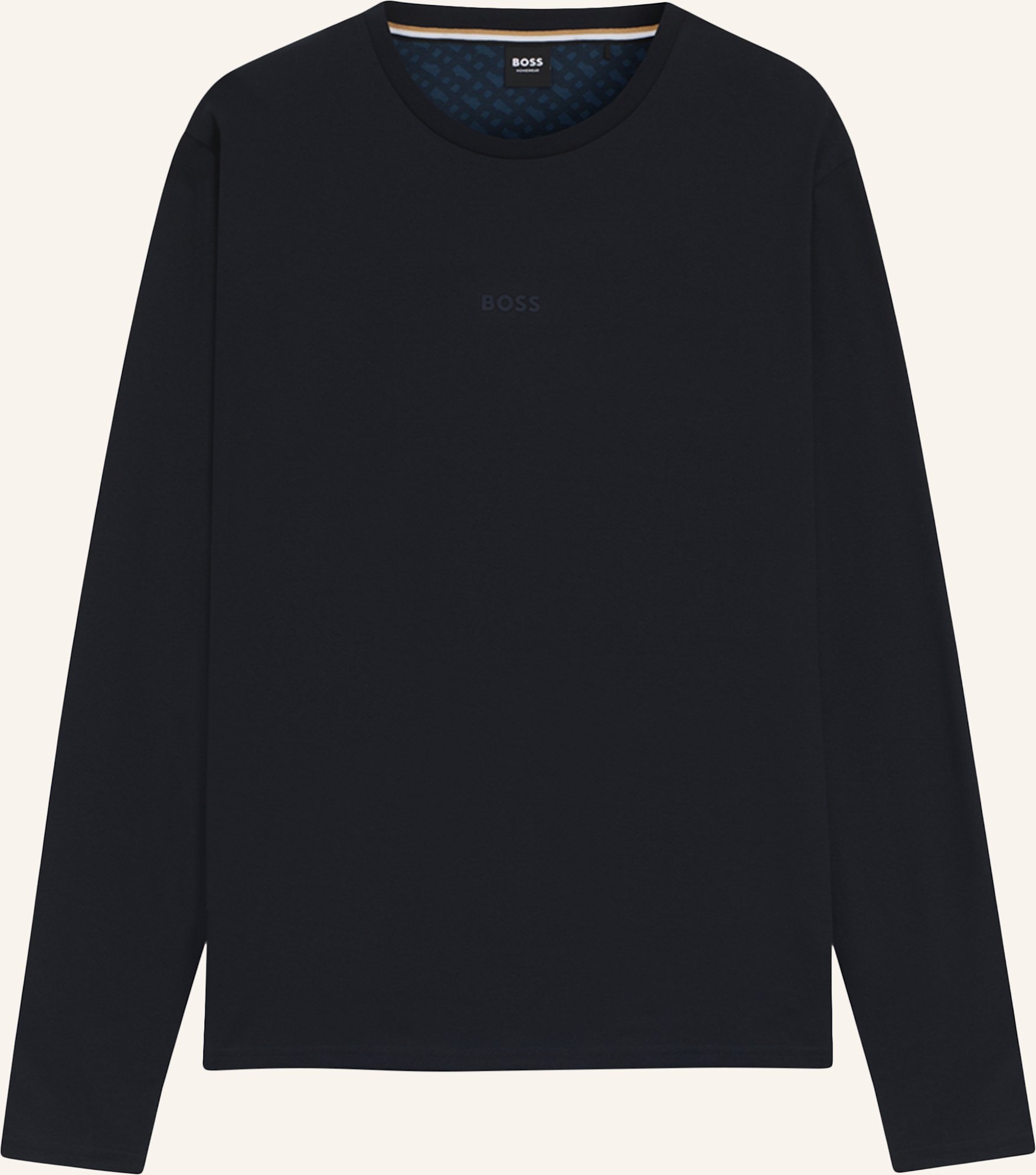 Boss Pyjama-Set Relax Long Set Regular Fit blau