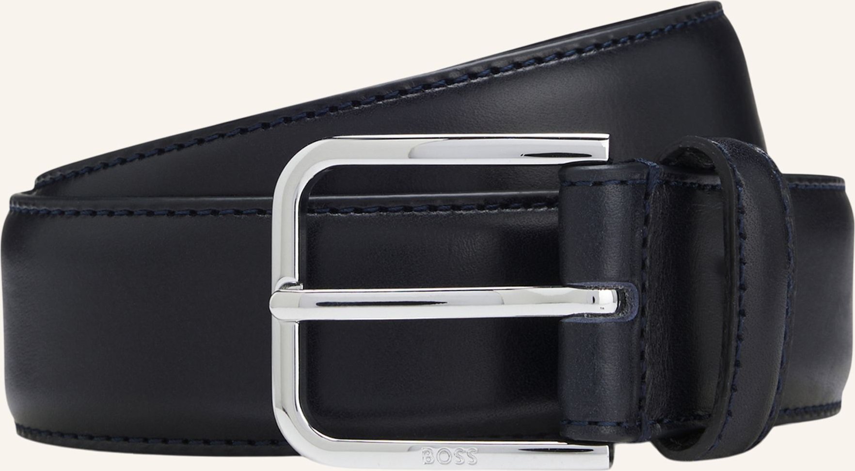 Boss Business Gürtel Madison-B1_Vlst_Sz35 blau