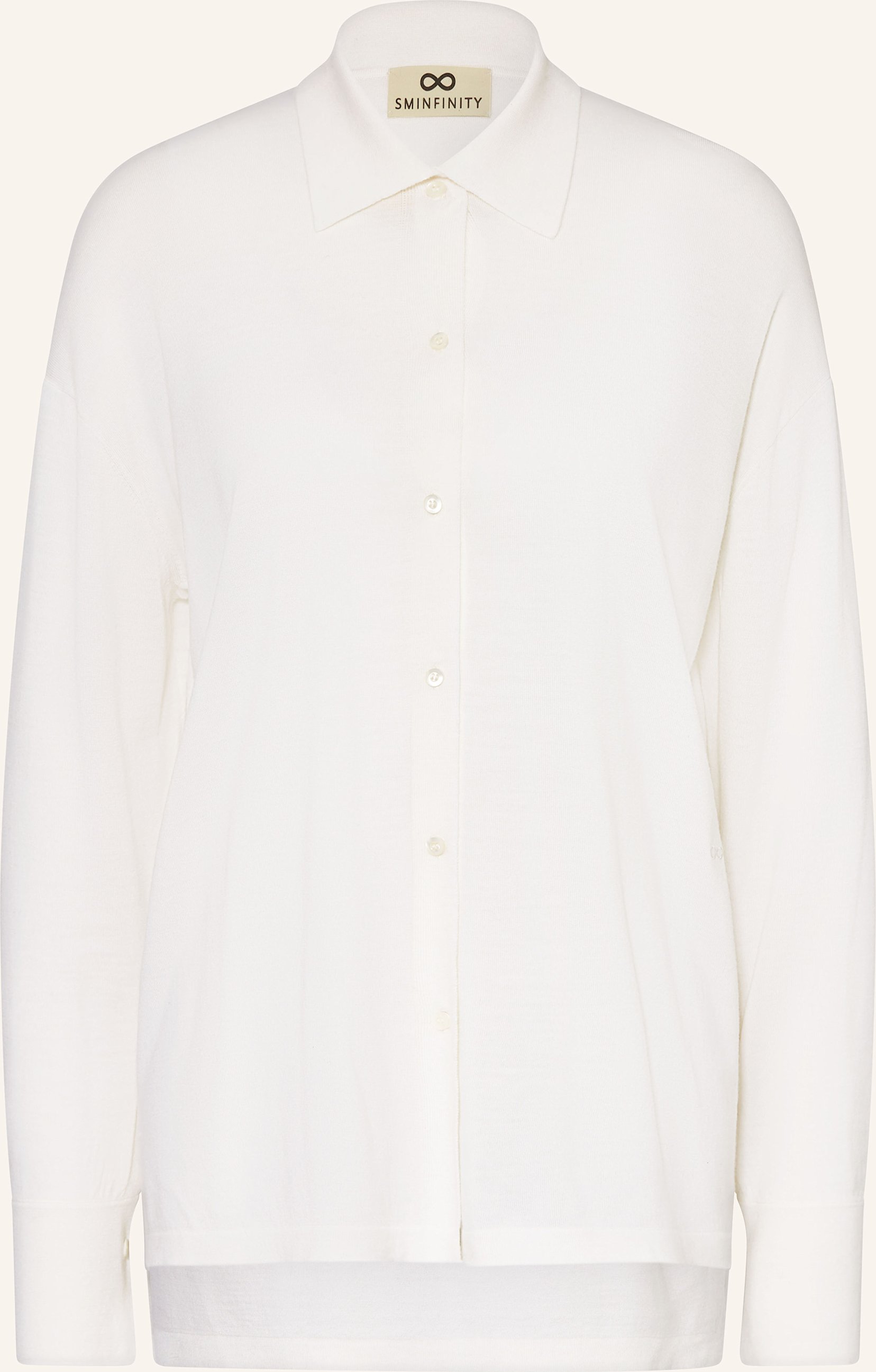 Sminfinity Strickbluse weiss