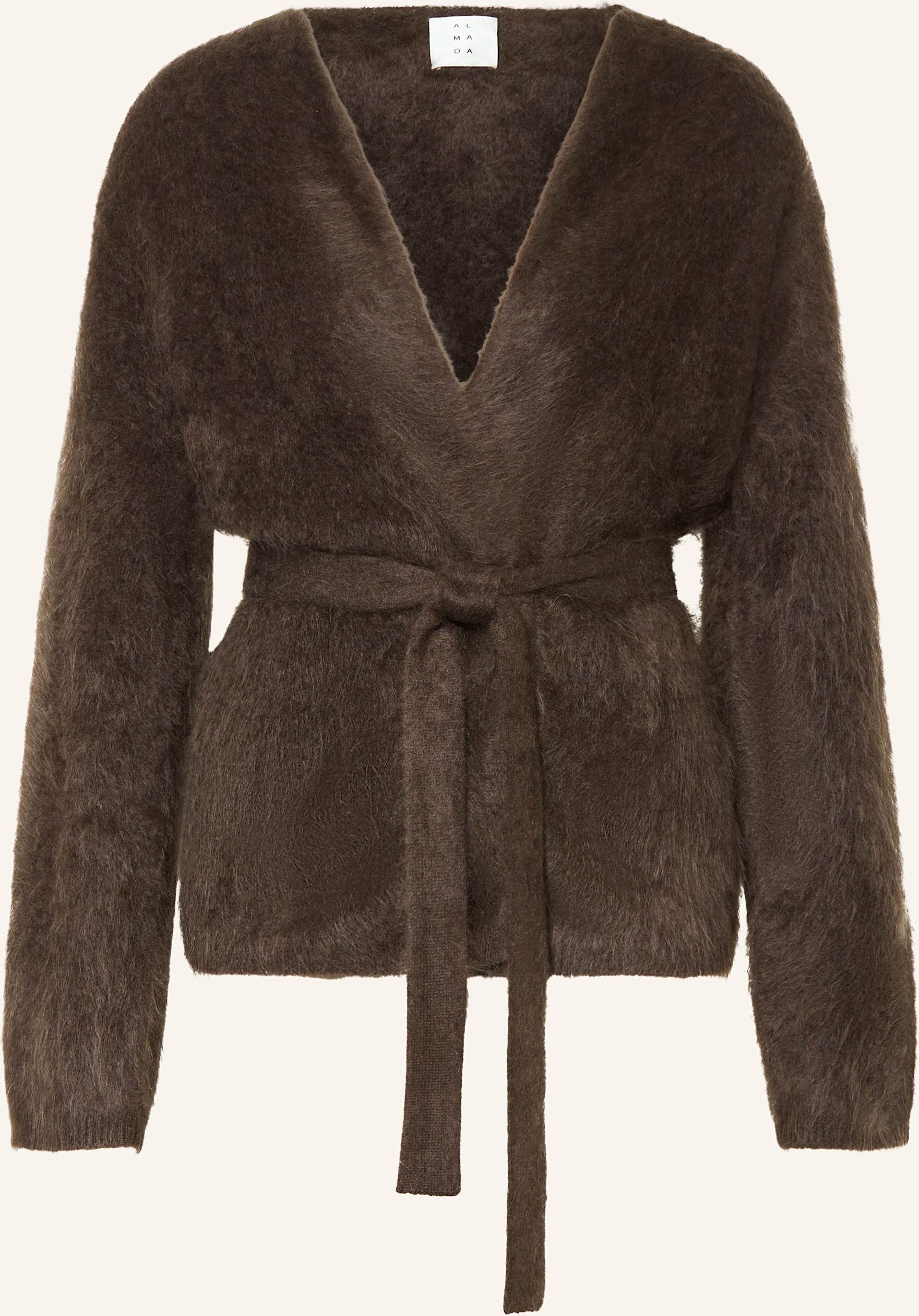 Thumbnail - Almada Label Cashmere-Strickhülle Aria braun