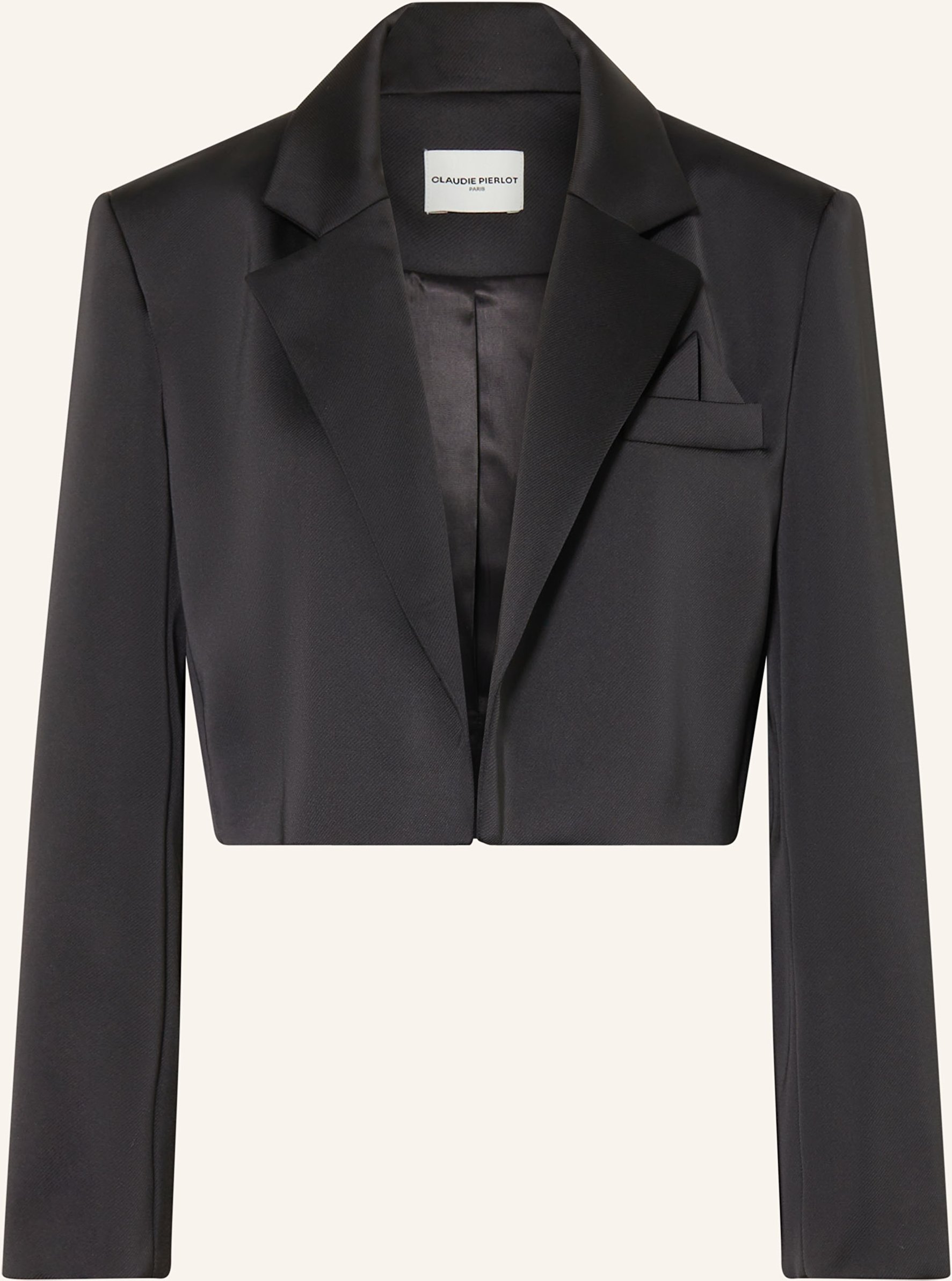 Claudie Pierlot Cropped-Blazer schwarz