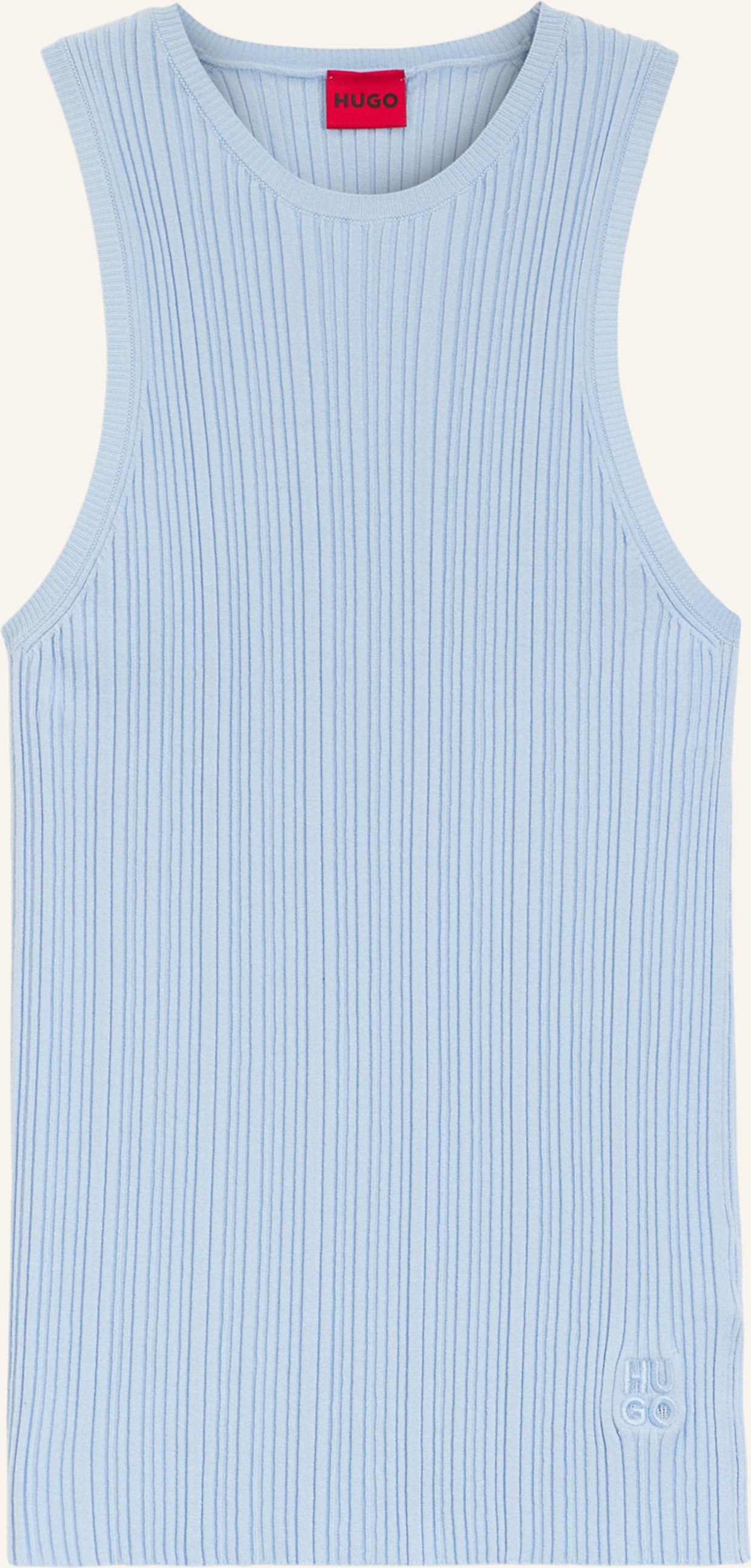 Hugo Casual Top Sarepla Slim Fit blau