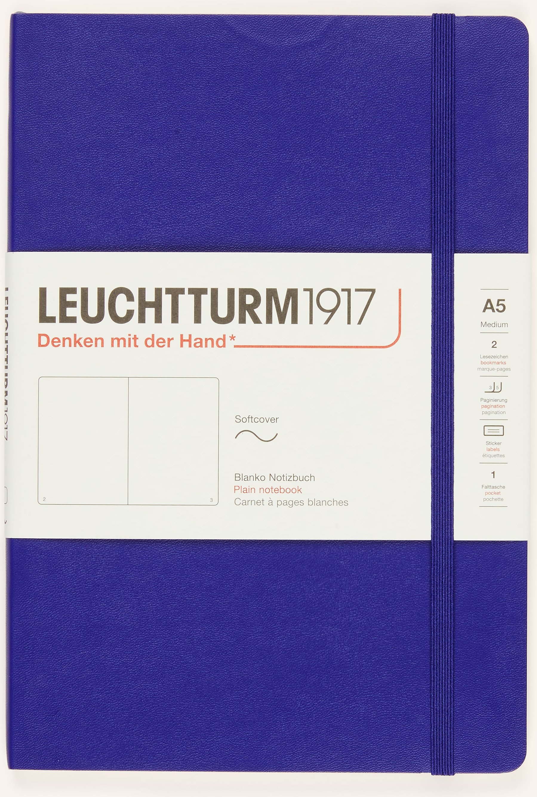 Leuchtturm Notizbuch blau